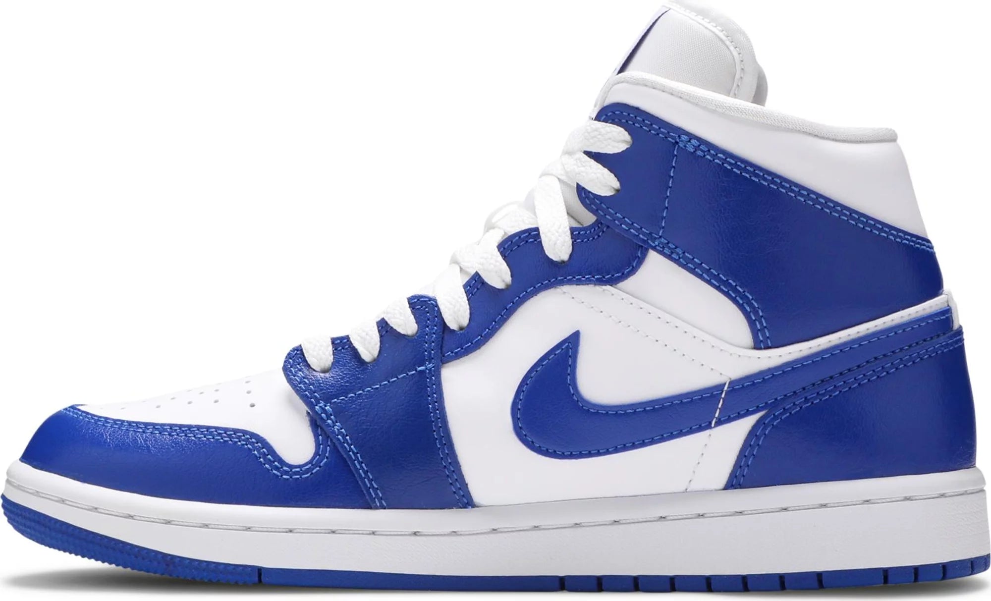 [BQ6472-104] Womens Air Jordan Retro 1 Mid 'Kentucky Blue'