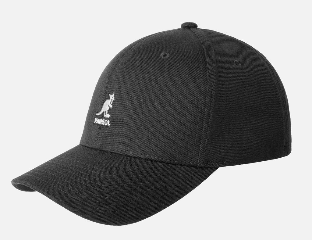 [8650BC-BK001] UNISEX KANGOL WOOL FLEXFIT BASEBALL CAP