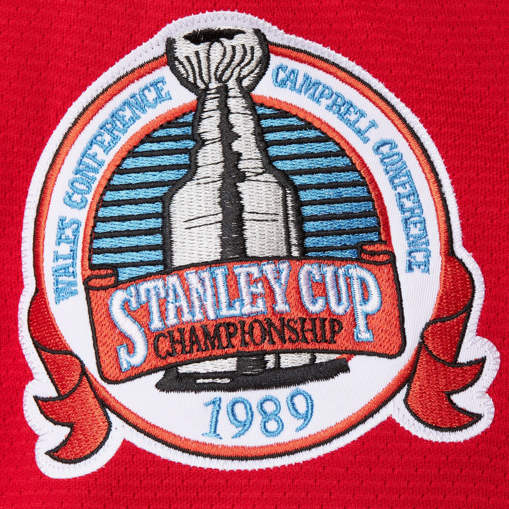 Mens Mitchell & Ness NHL DARK JERSEY FLAMES 1988 LANNY MCDONALD