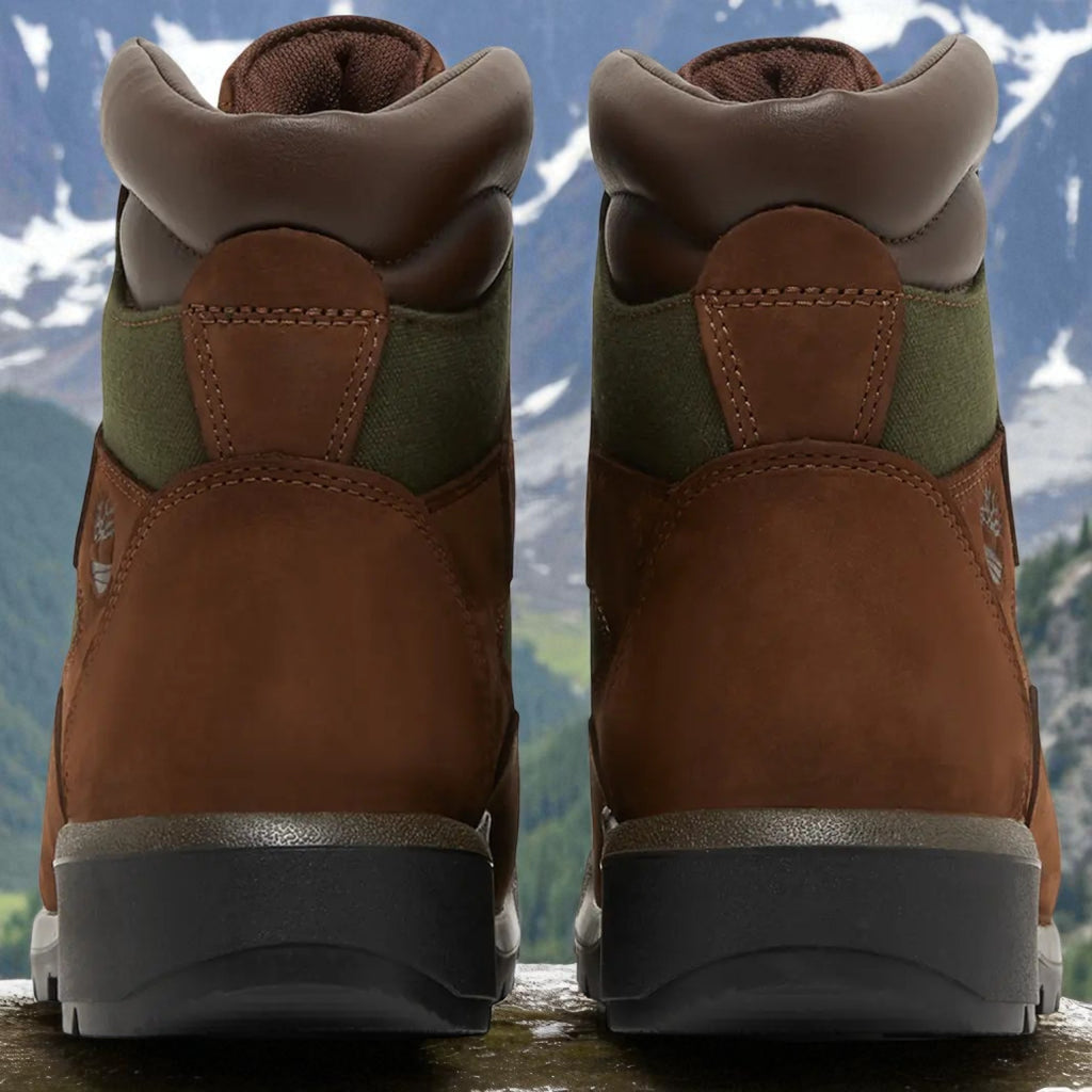 [TB0A18AHD47] Mens Timberland 6 Inch Field Boots 'Beef & Broccoli'