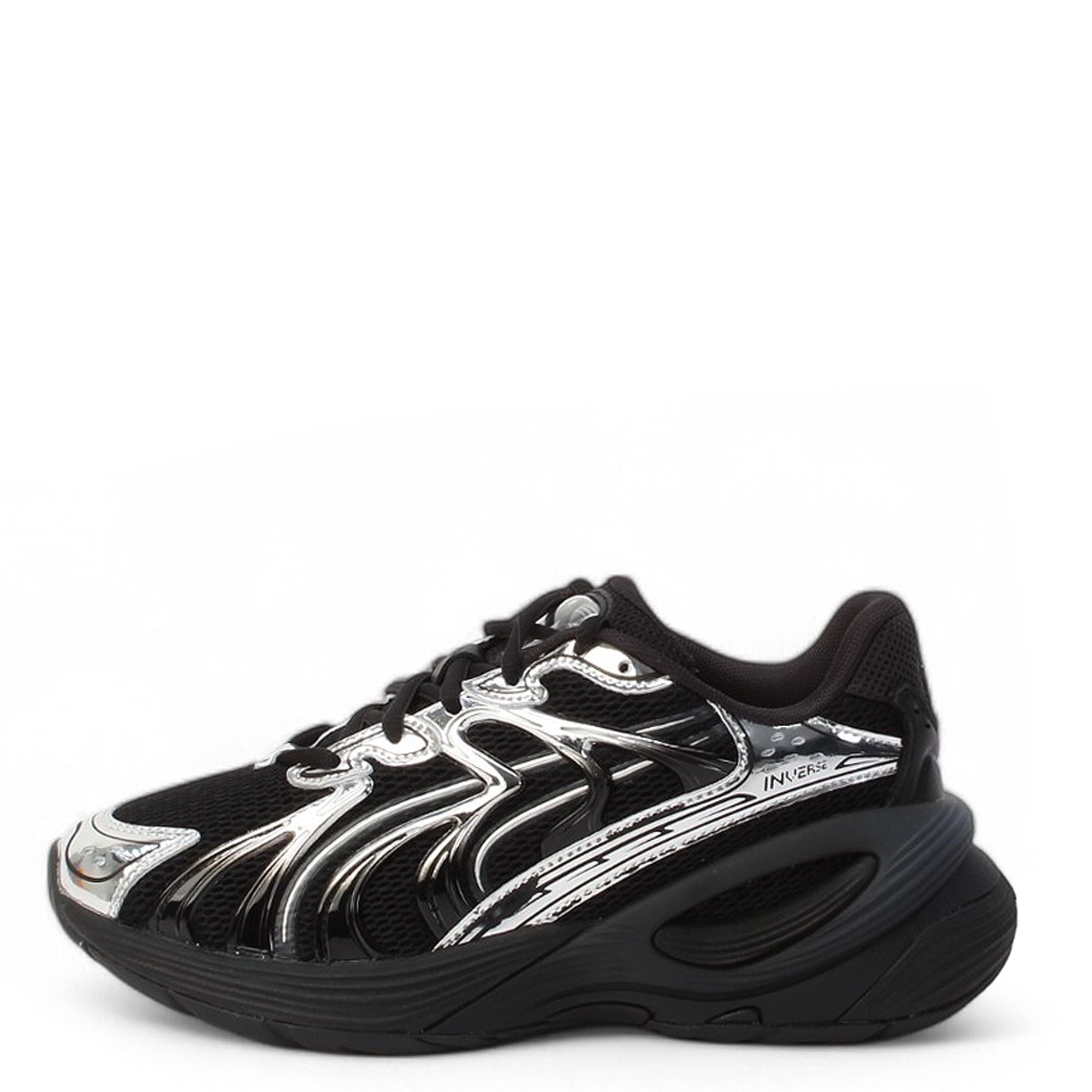 [403577-01] GRADE SCHOOL PUMA INVERSE REV 'BLACK DARK GREY SILVER'