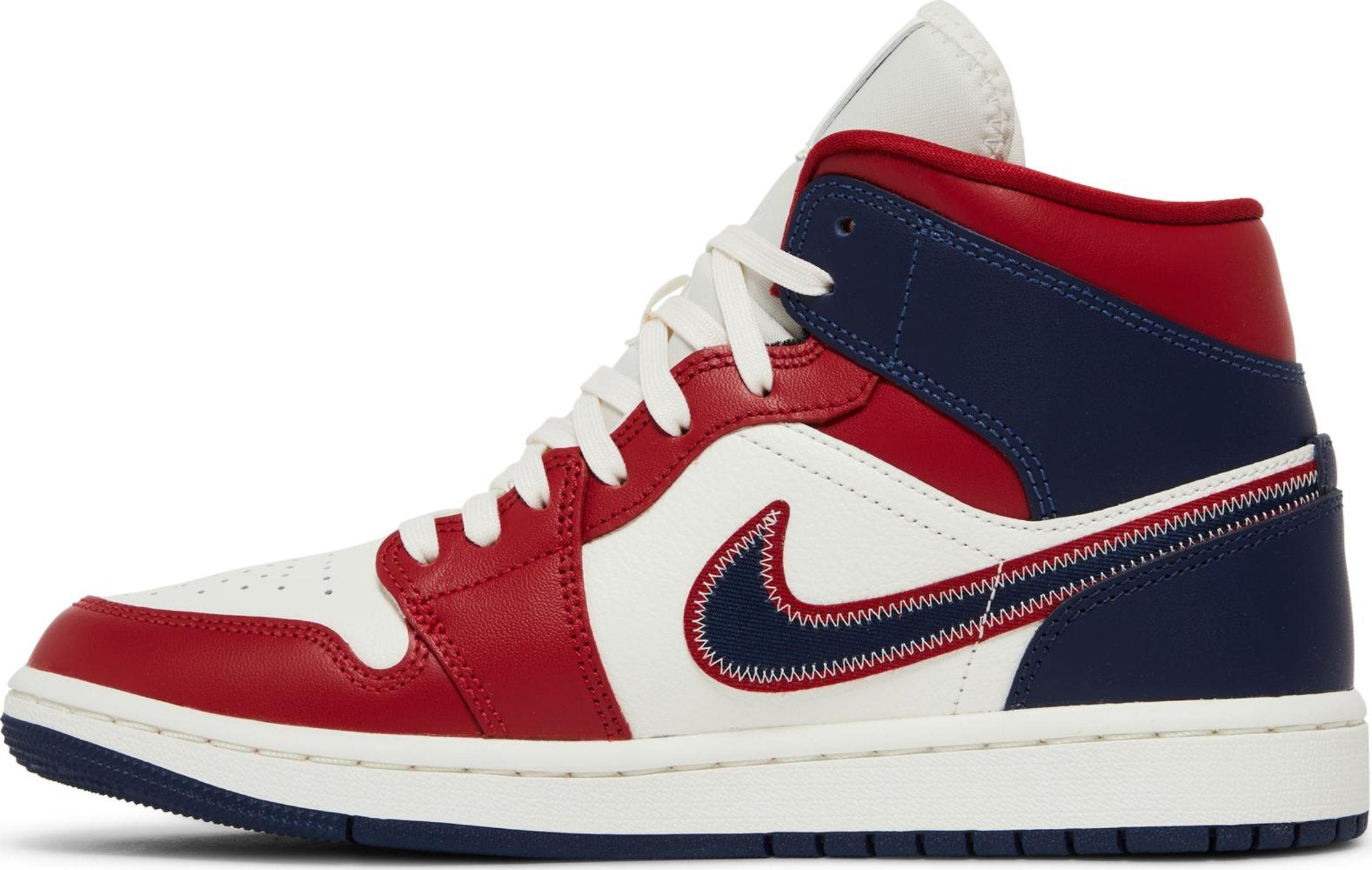 [DQ7648-600] Womens Air Jordan Retro 1 Mid 'USA (2022)' (Women's)
