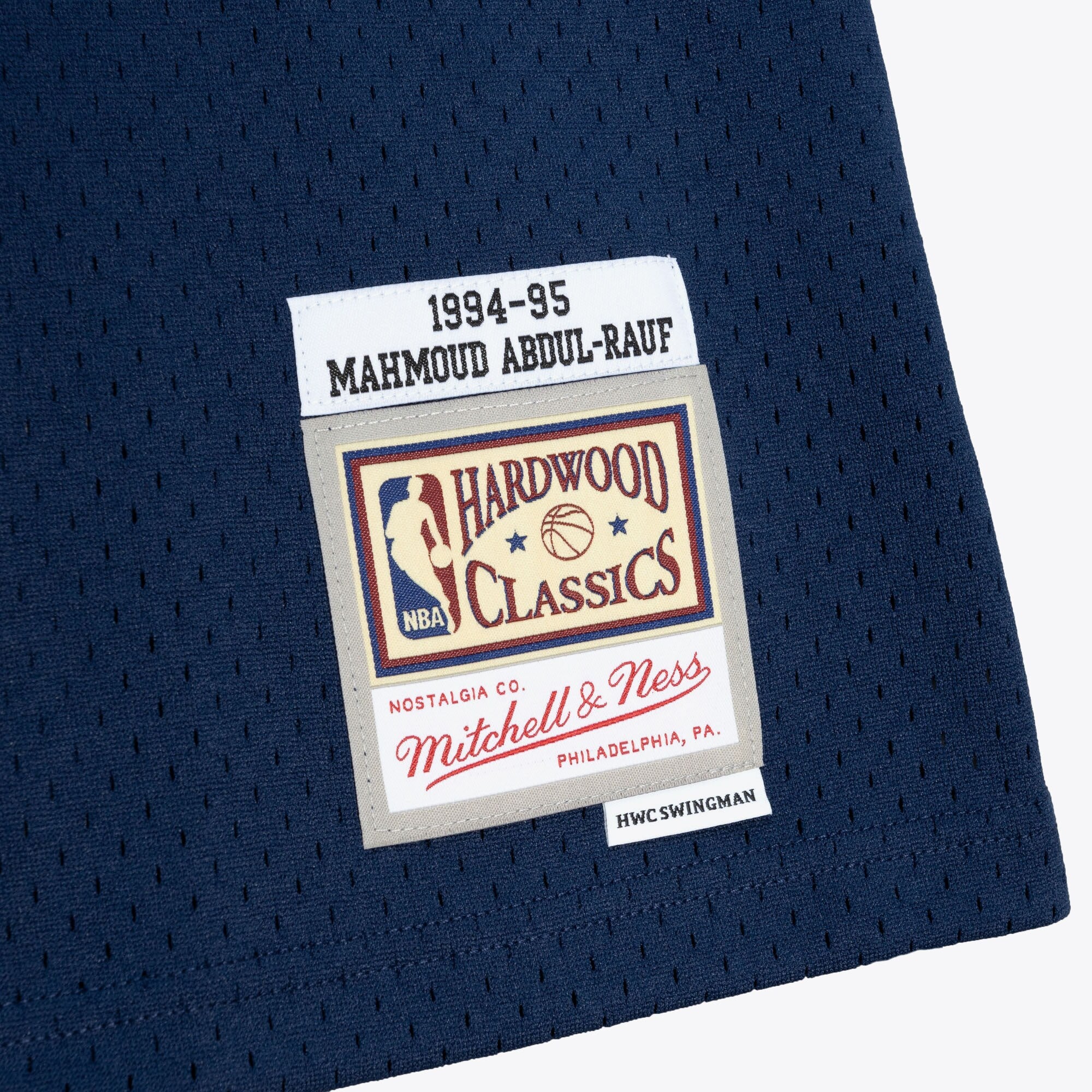 MENS MITCHELL & NESS DARK JERSEY NUGGETS 1994 MAHMOUD ABDUL-RAUF