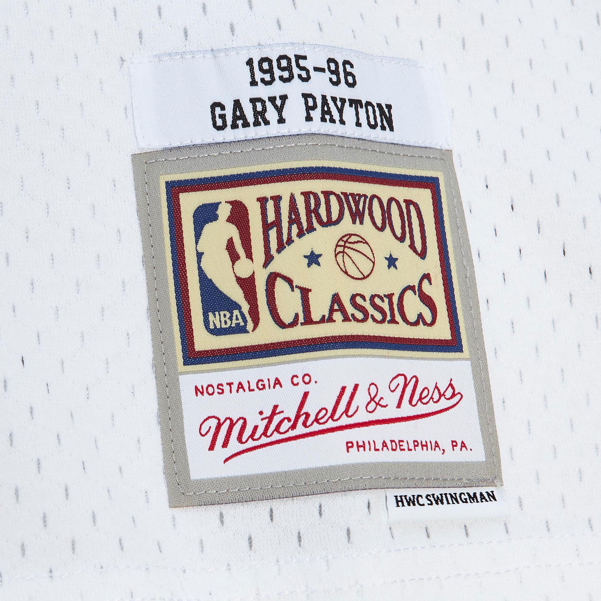 MENS MITCHELL & NESS HOME JERSEY SUPERSONICS 1995 GARY PAYTON