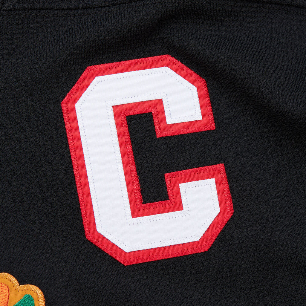 Mens Mitchell & Ness NHL DARK ALTERNATE JERSEY BLACKHAWKS 1997 CHRIS CHELIOS