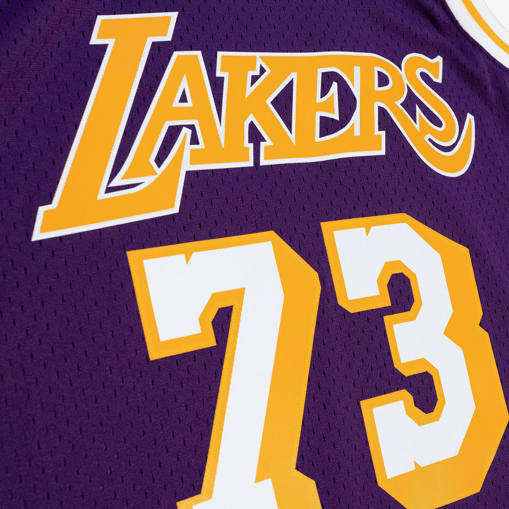 MENS MITCHELL & NESS ROAD JERSEY LAKERS 1998 DENNIS RODMAN