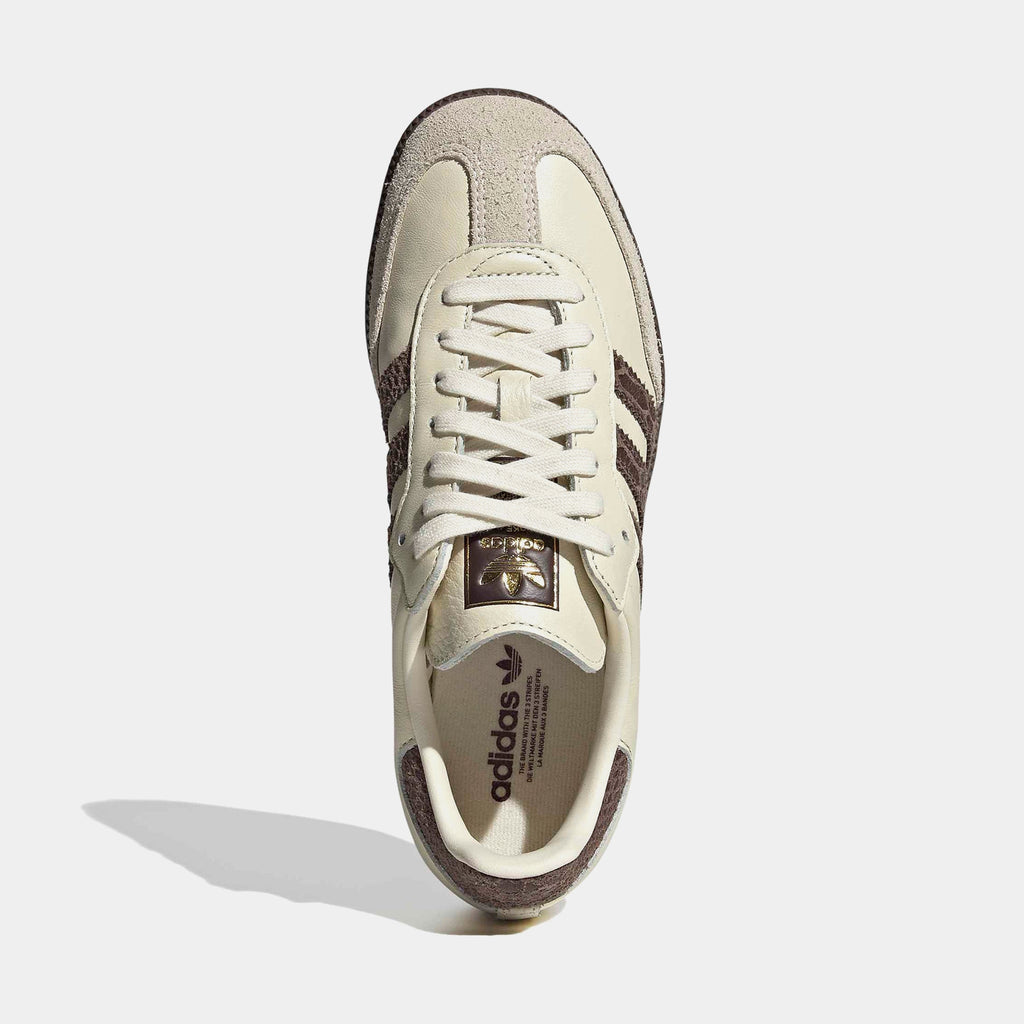 [IH3980] WOMENS ADIDAS SAMBA OG WMNS 'CREAM WHITE EARTH STRATA MAROON'