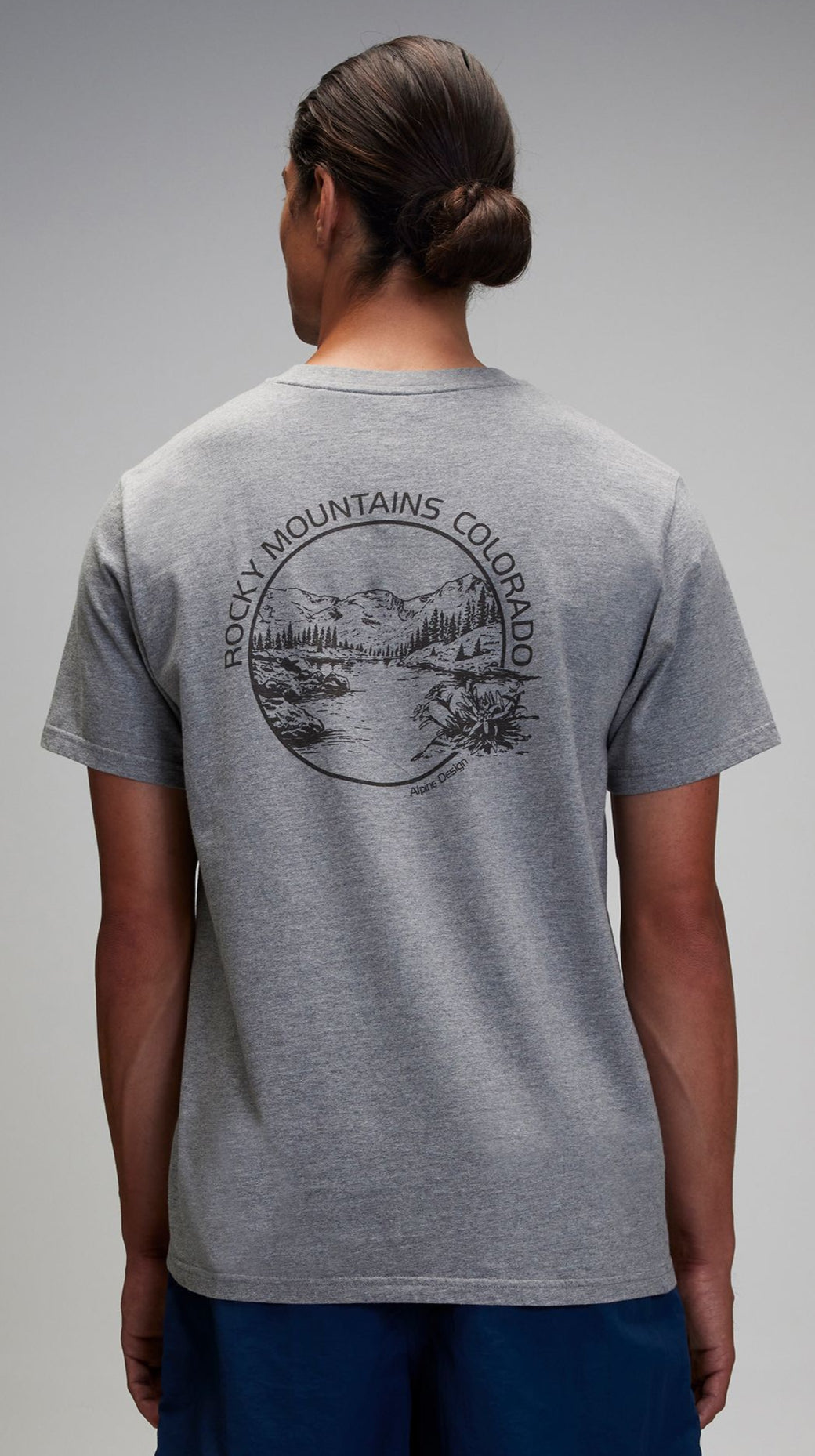 MENS ALPINE DESIGN AD HIKE SS SHORT SLEEVE GRAPHIC UPF 30+ T-SHIRT