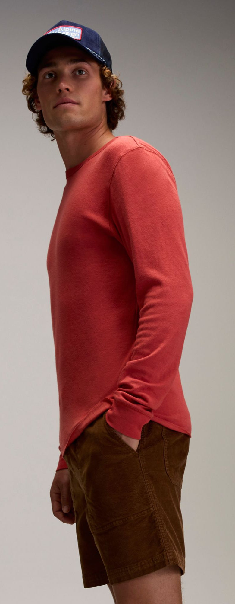 MENS ALPINE DESIGN AD PEAK LS LONG SLEEVE DUOFOLD CREW UPF 50+ SHIRT TEE