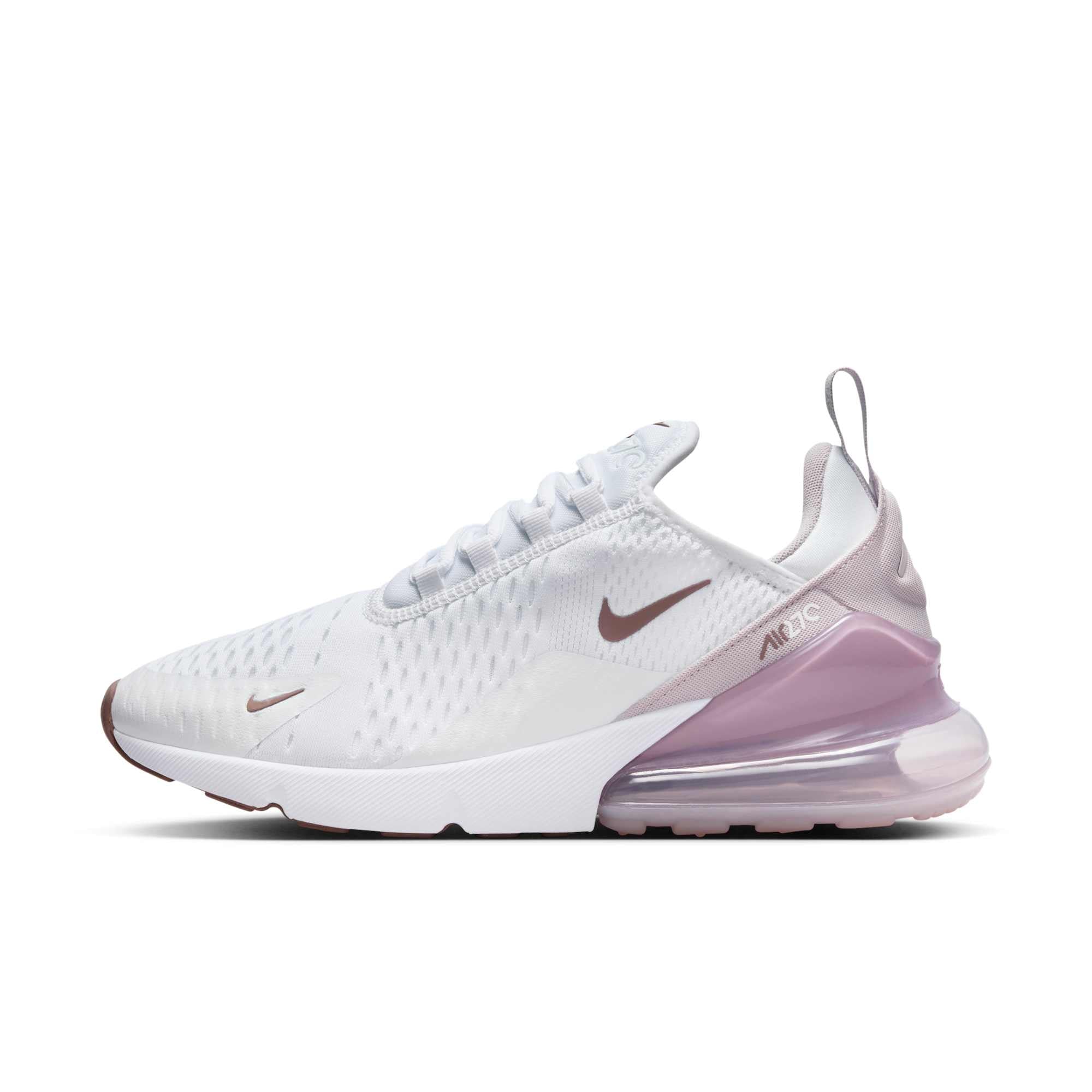 [AH6789-120] WOMENS NIKE AIR MAX 270 'WHITE PLATINUM VIOLET'