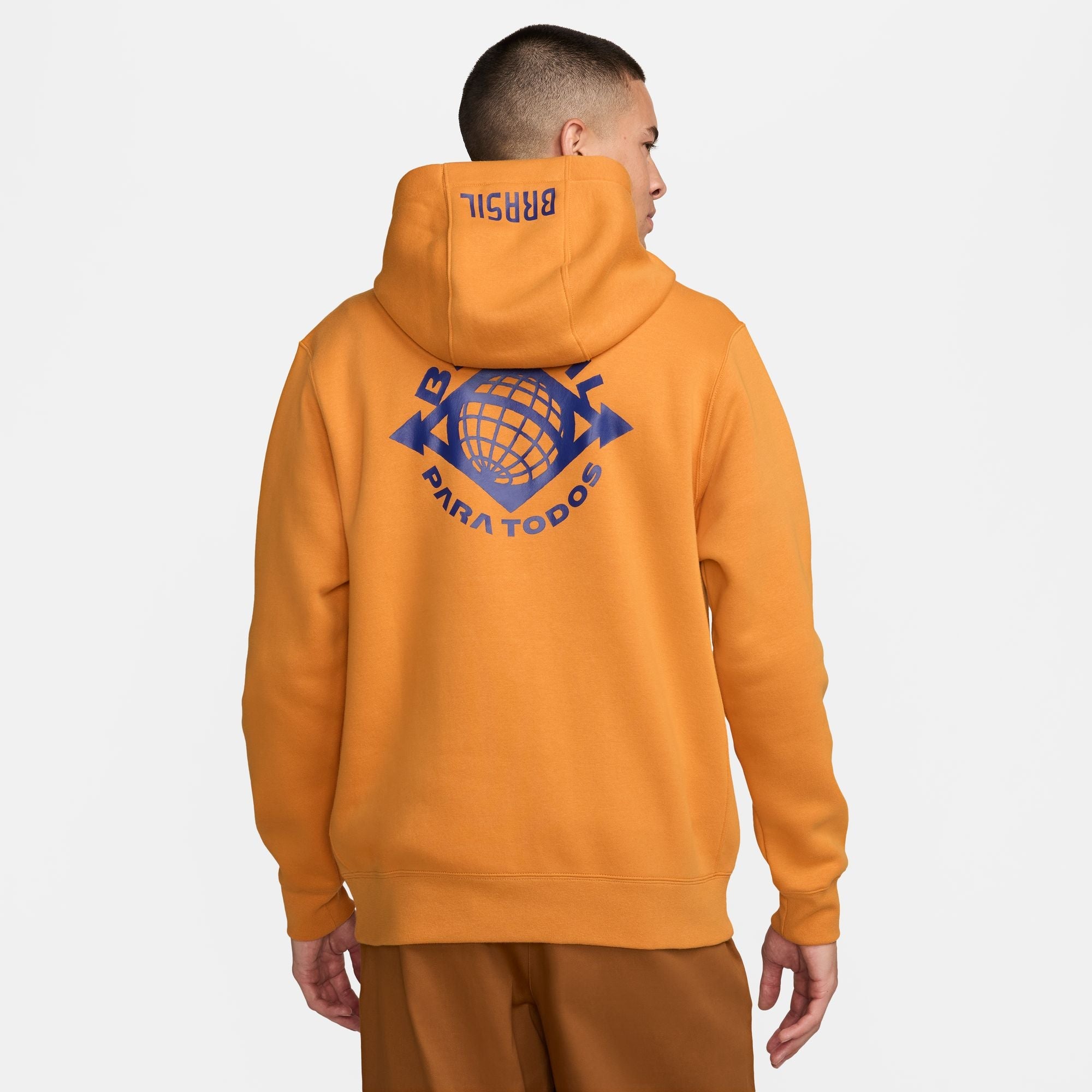 [FJ7245-738] MENS NIKE BRAZIL CLUB SOCCER PULLOVER HOODIE
