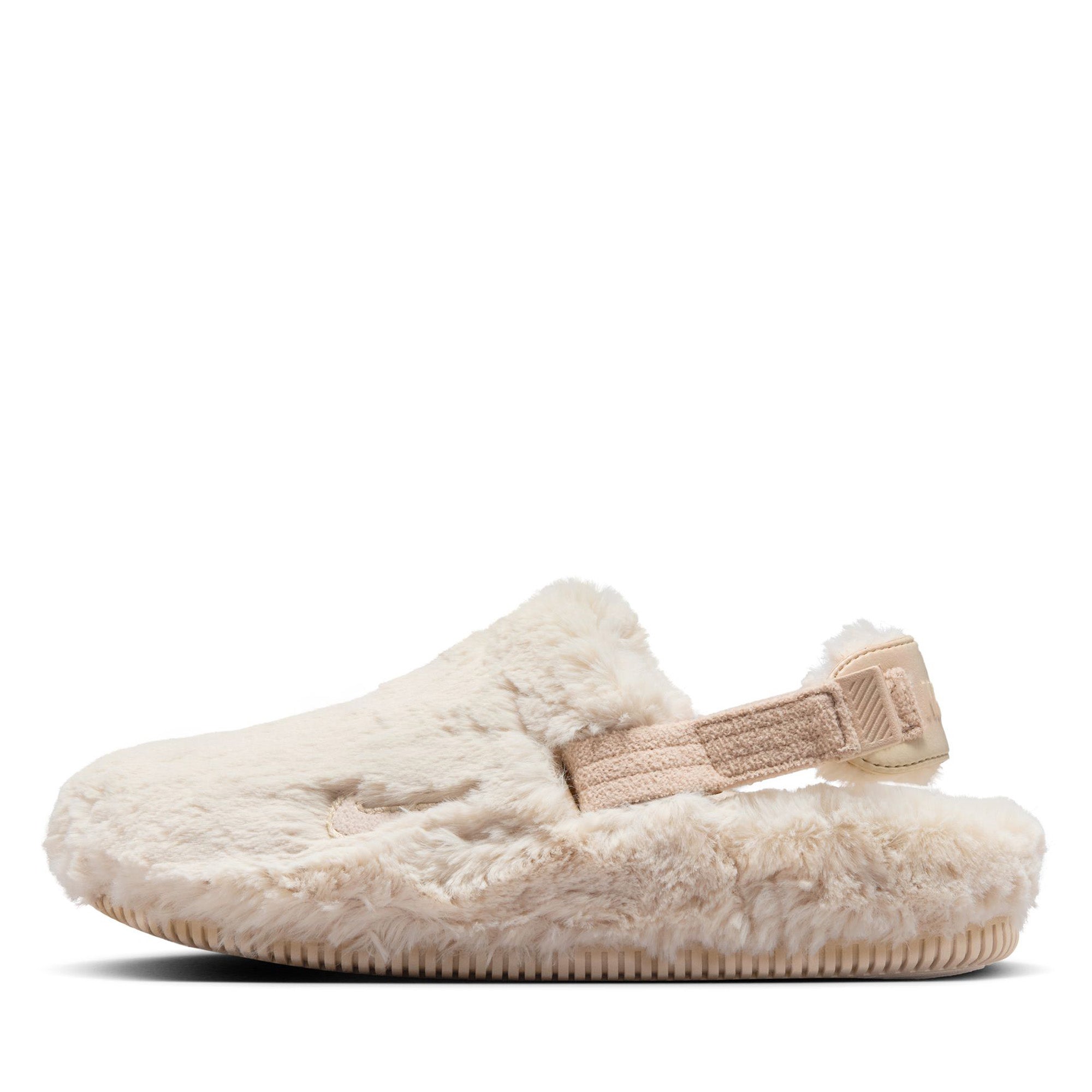 [FZ3118-100] WOMENS NIKE CALM MULE SE 'SANDDRIFT FUR'