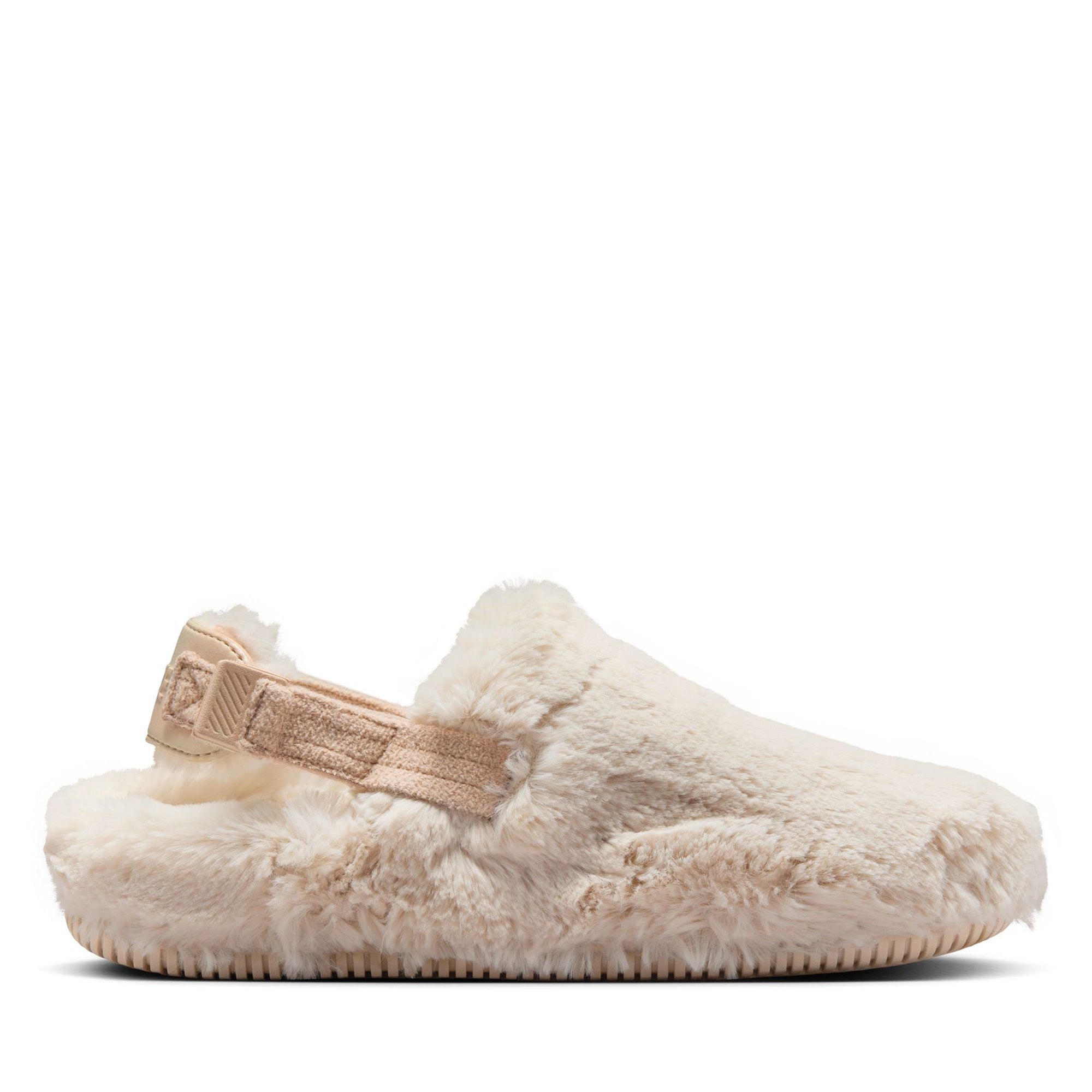 [FZ3118-100] WOMENS NIKE CALM MULE SE 'SANDDRIFT FUR'