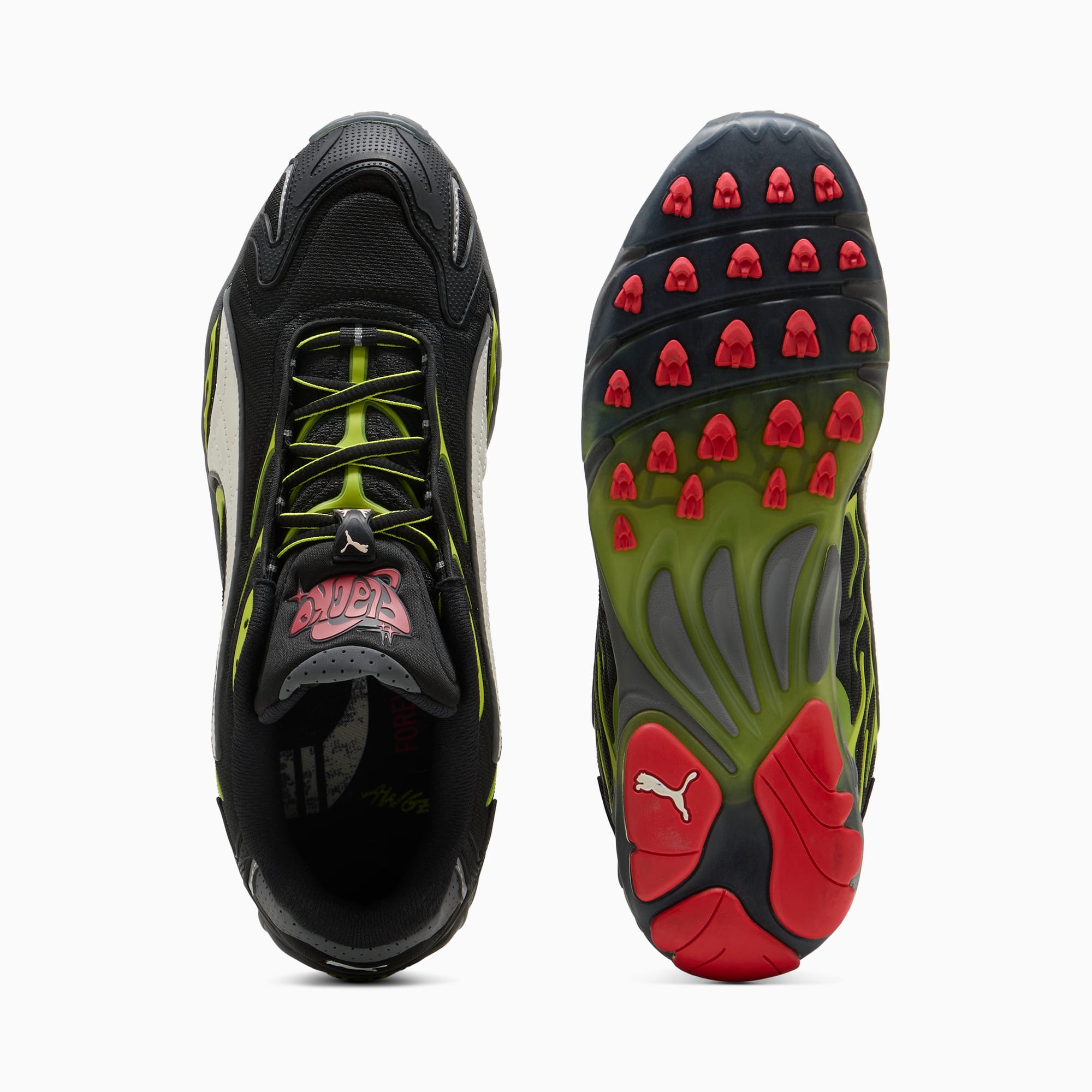 [402459-01] MENS PUMA INHALE 'A$AP ROCKY BLACK LIME POW'