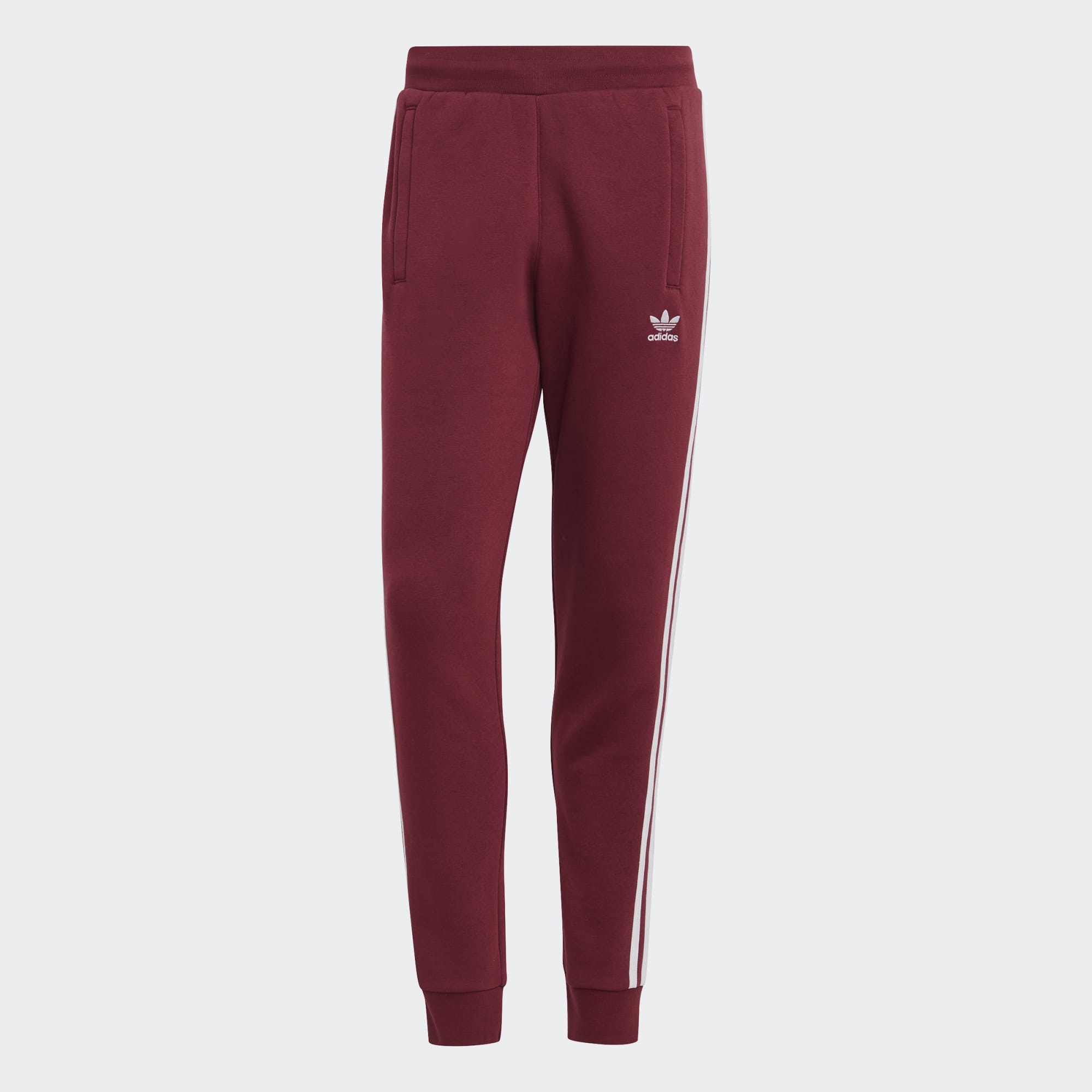 [JM6136] MENS ADIDAS ADICOLOR 3-STRIPES MAROON SWEATPANT JOGGERS