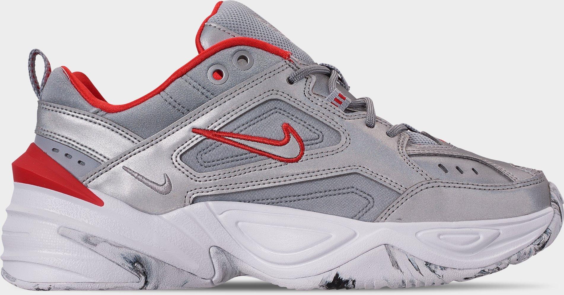 [BQ3378-001] WOMENS NIKE M2K TEKNO 'METALLIC SILVER MARBLED'