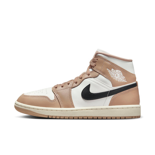 [BQ6472-103] Womens Air Jordan Retro 1 Mid 'Desert Sail' (W)