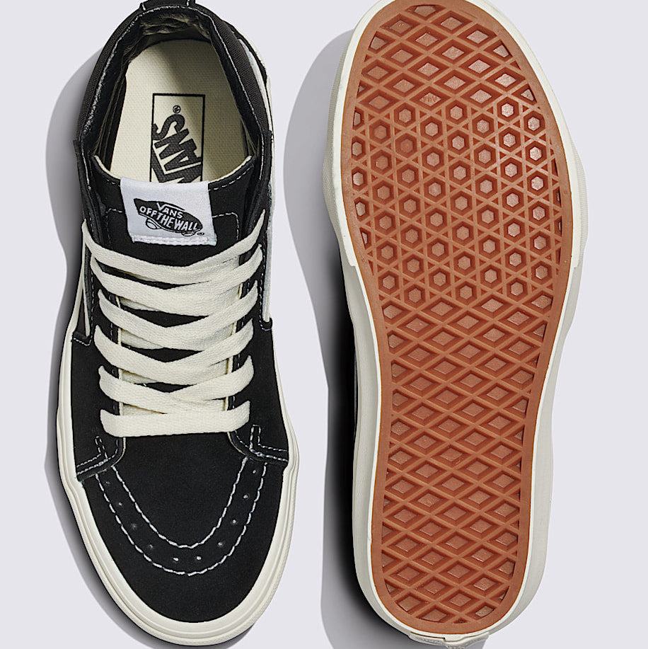 [VN0A4UI2BPT] YOUTH VANS SK8 HI - BLACK/WHITE