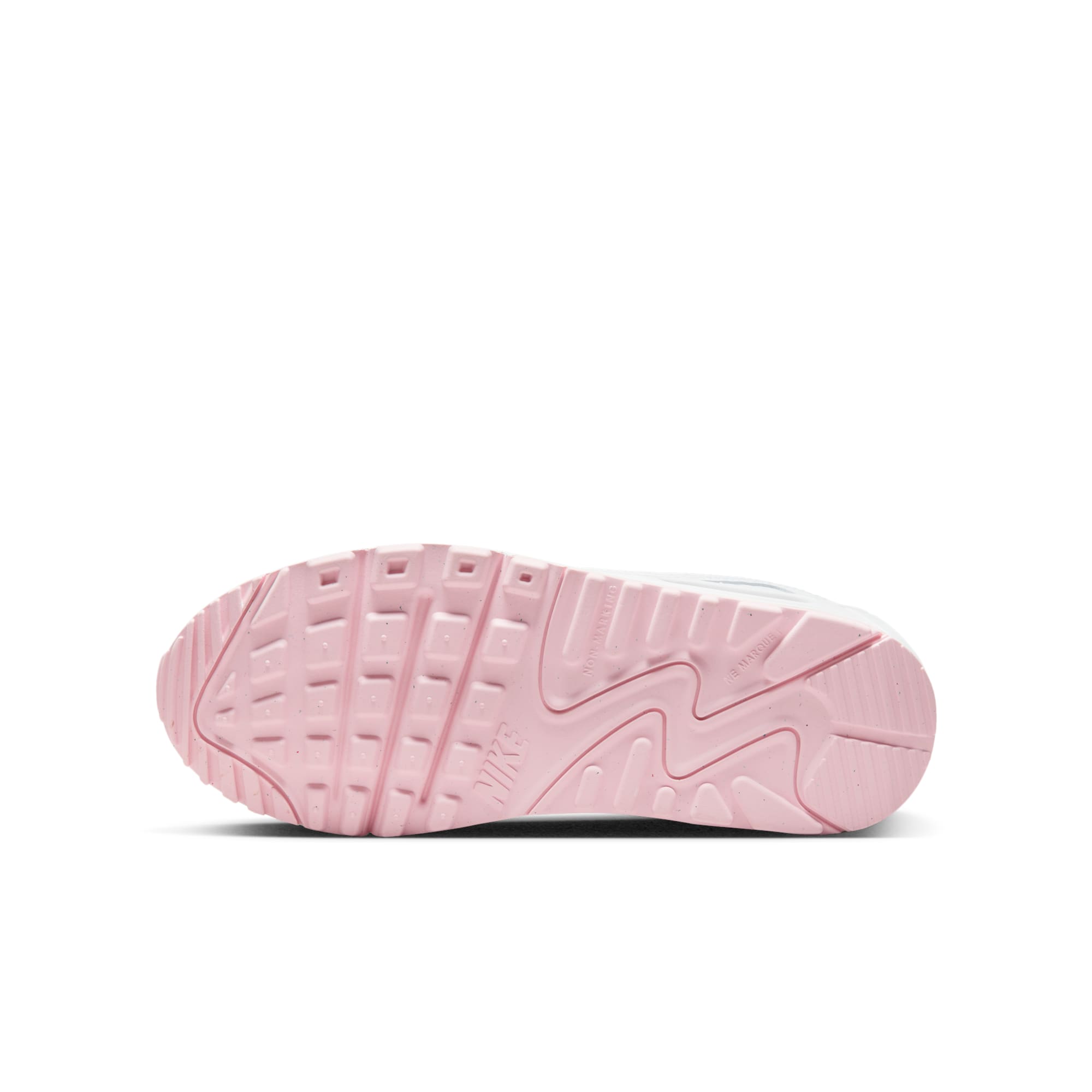 [CD6864-121] Grade School Nike AIR MAX 90 LEATHER GS 'WHITE PINK FOAM'