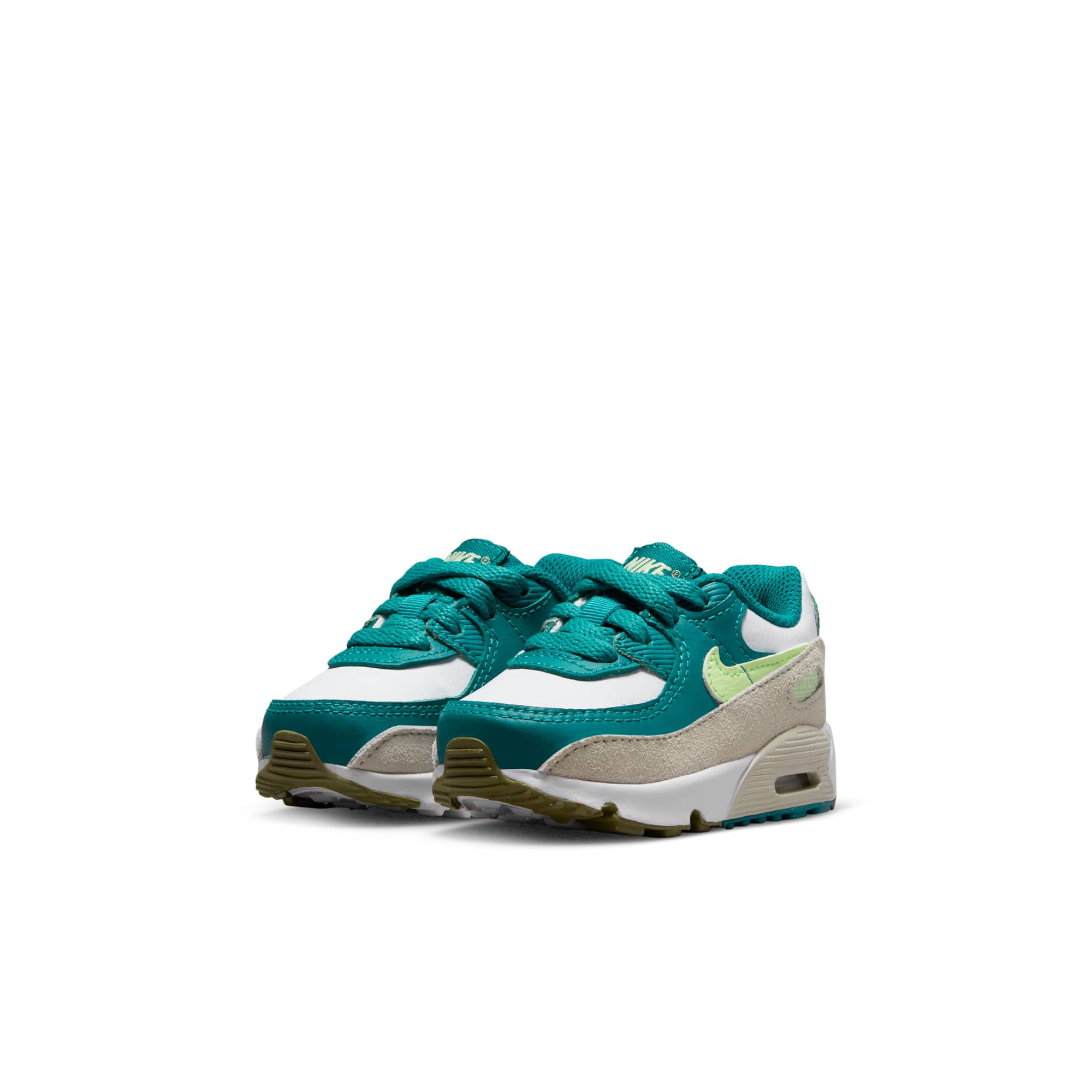 [CD6868-124] TODDLERS NIKE AIR MAX 90 'BRIGHT SPRUCE BARELY VOLT' (TD)
