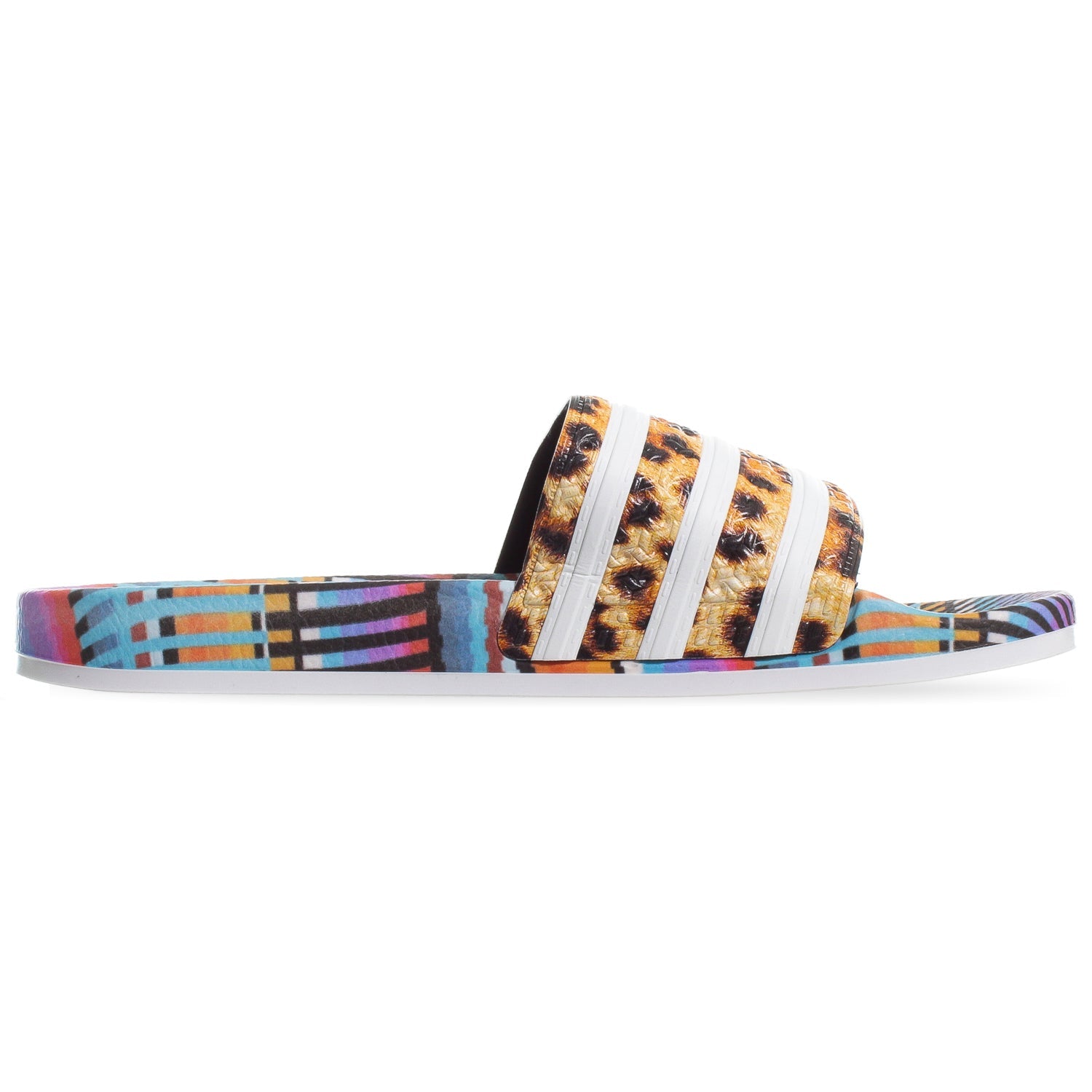 [CM8223] Womens Adidas ADILETTE SLIDES 'THE FARM BRAZILIAN DANCE'