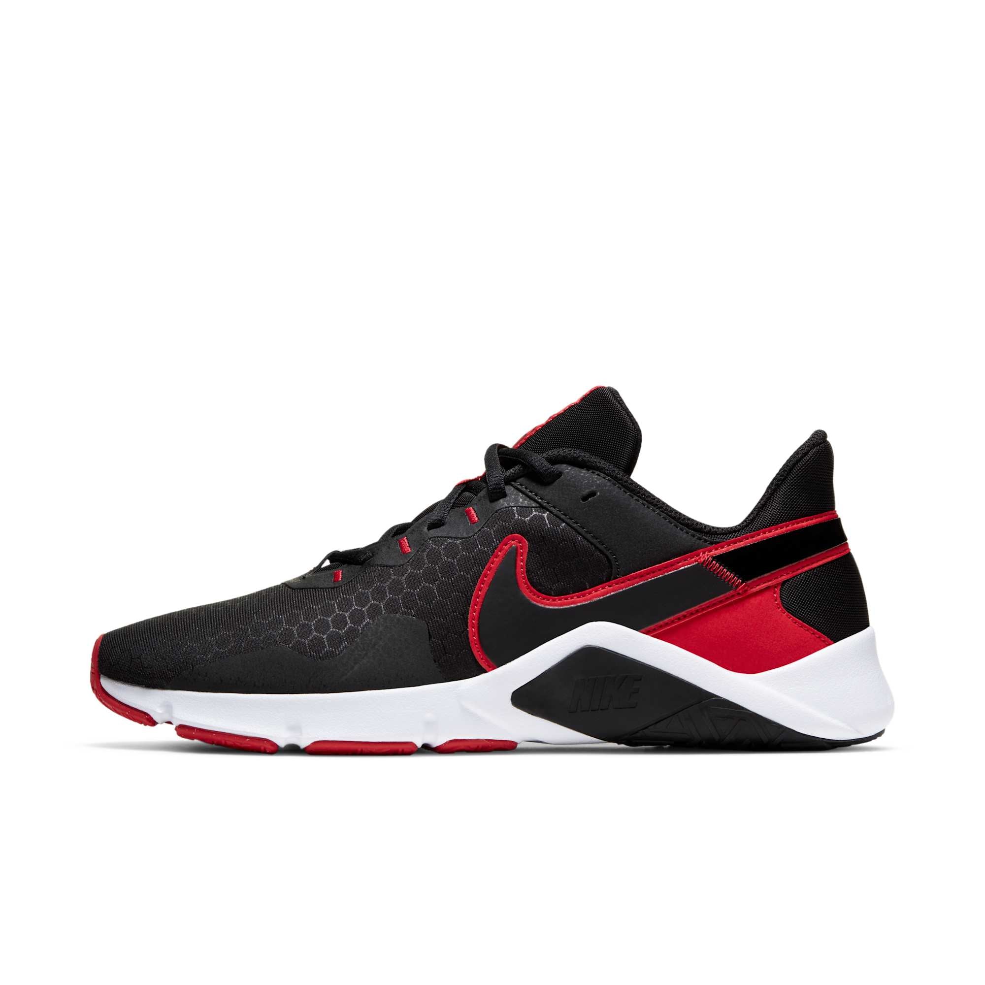 [CQ9356-005] MENS NIKE LEGEND ESSENTIAL 2 'BLACK UNIVERSITY RED'