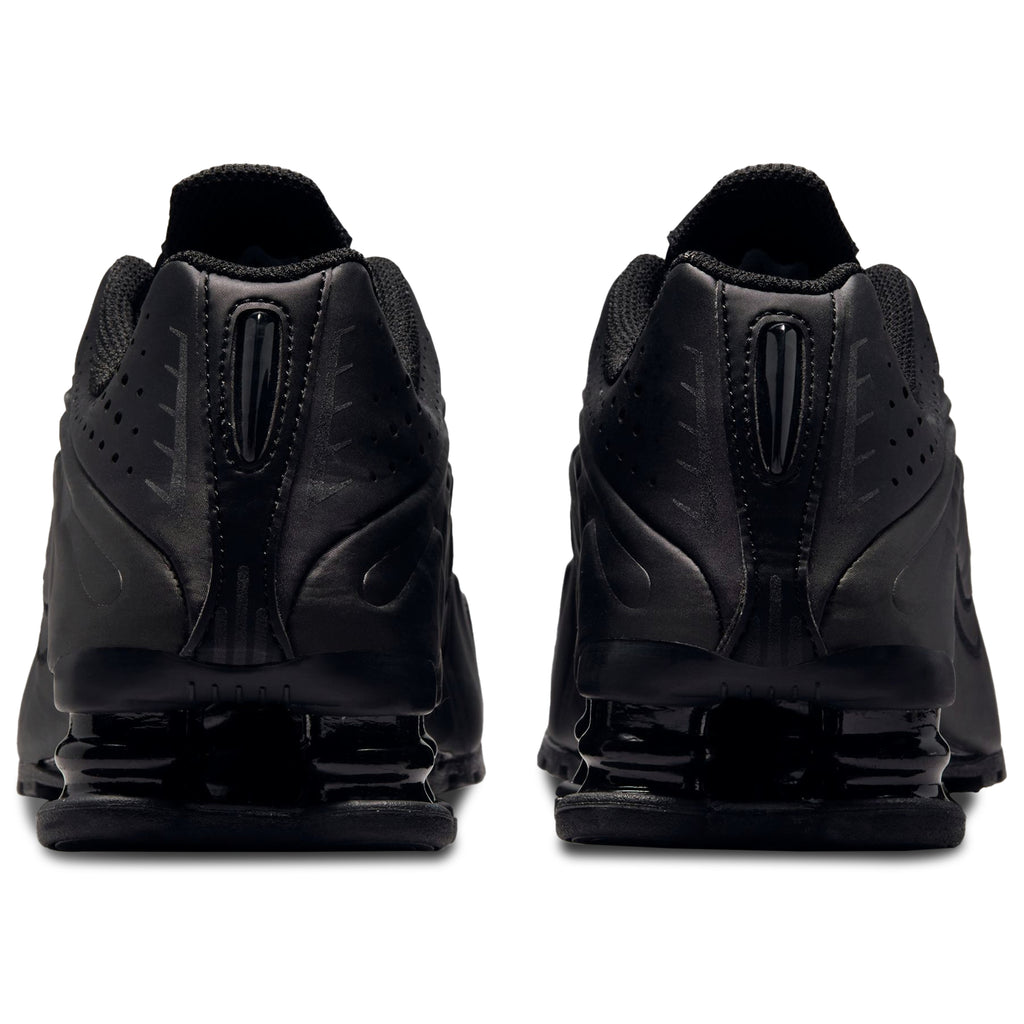 [CW2626-003] GRADE SCHOOL NIKE SHOX R4 'BLACK BRIGHT CRIMSON'