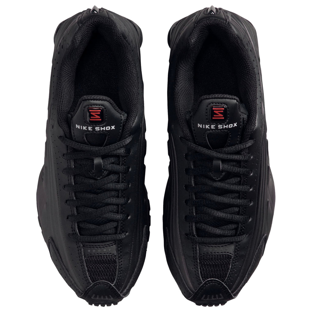 [CW2626-003] GRADE SCHOOL NIKE SHOX R4 'BLACK BRIGHT CRIMSON'