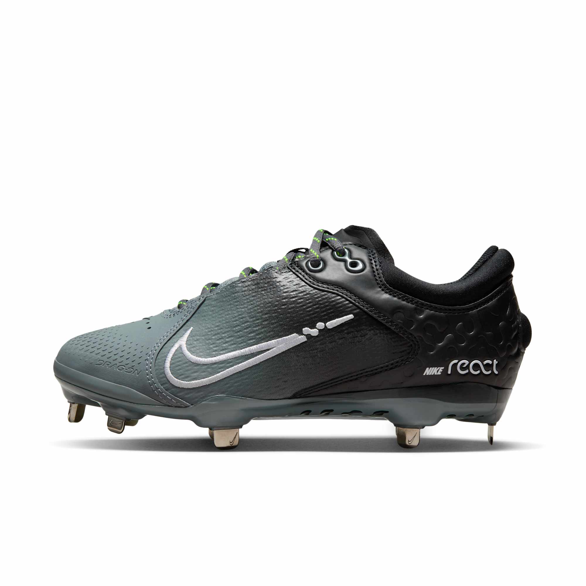[CZ5917-001] WOMENS NIKE HYPERDIAMOND 4 ELITE 'BLACK COOL GREY'