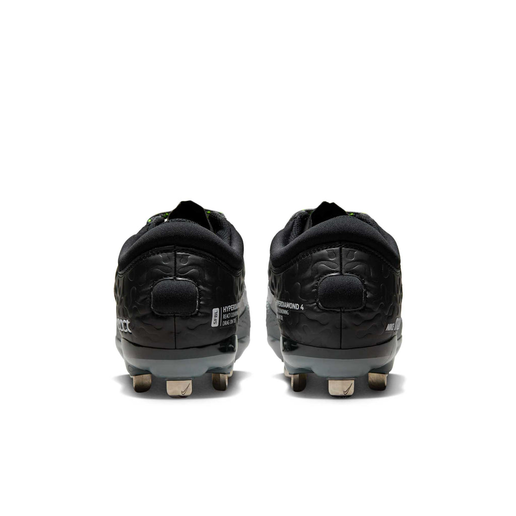 [CZ5917-001] WOMENS NIKE HYPERDIAMOND 4 ELITE 'BLACK COOL GREY'