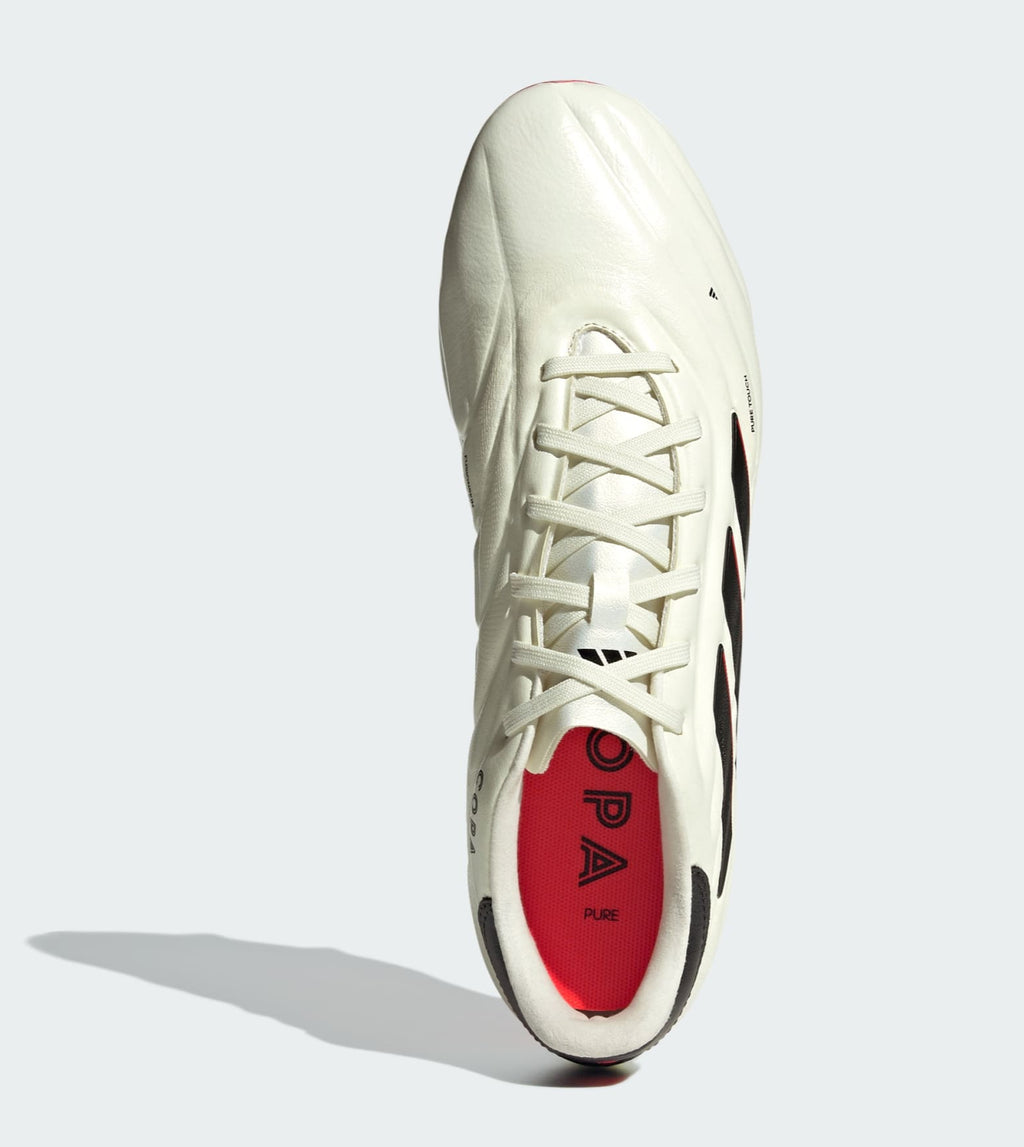 [IE4979] MENS ADIDAS COPA PURE II PRO FG 'IVORY CORE BLACK SOLAR RED'