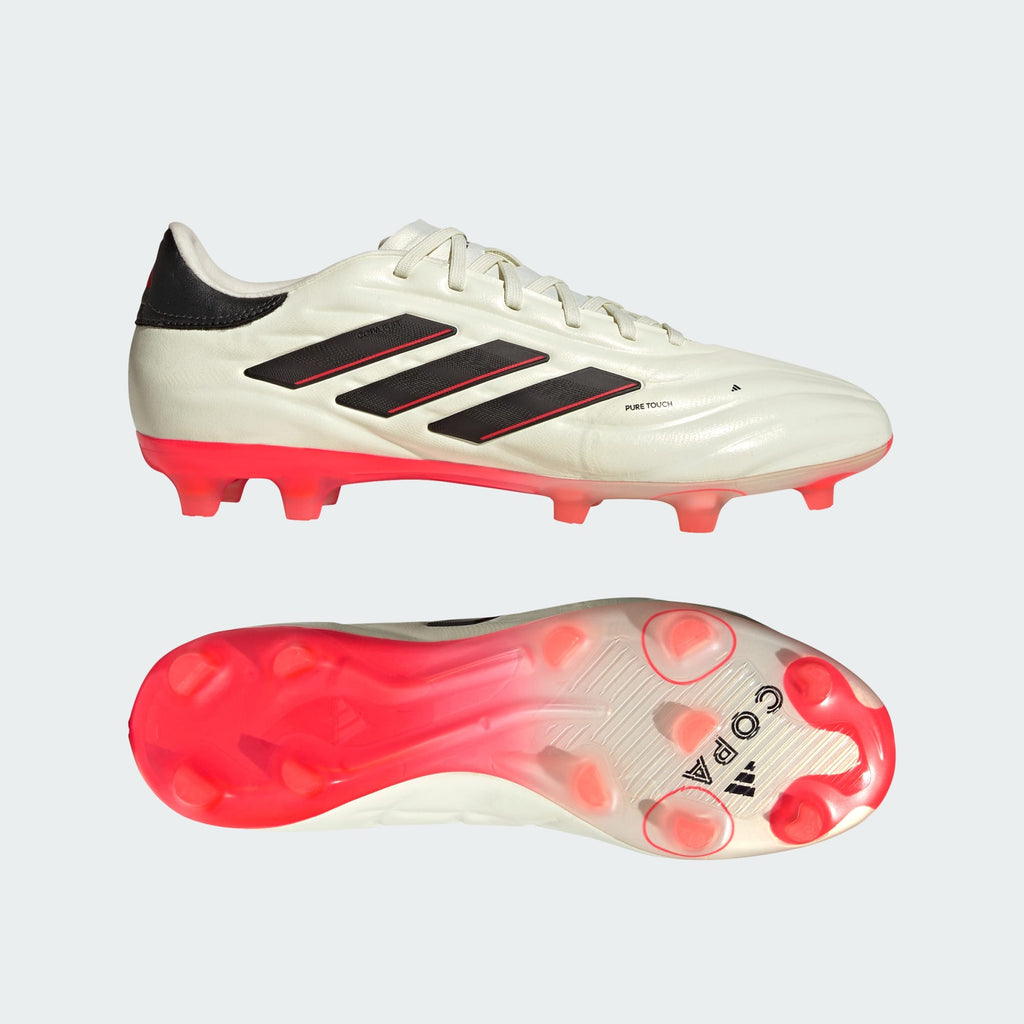 [IE4979] MENS ADIDAS COPA PURE II PRO FG 'IVORY CORE BLACK SOLAR RED'