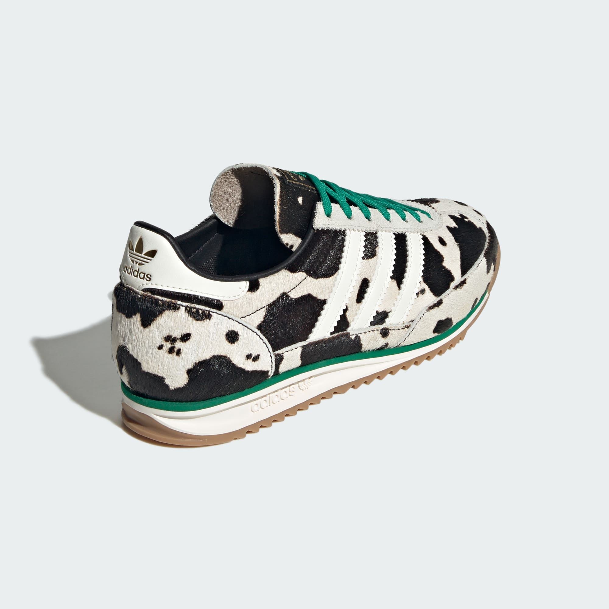 [JR1639] WOMENS ADIDAS SL 72 OG 'COW PRINT BLACK WHITE'