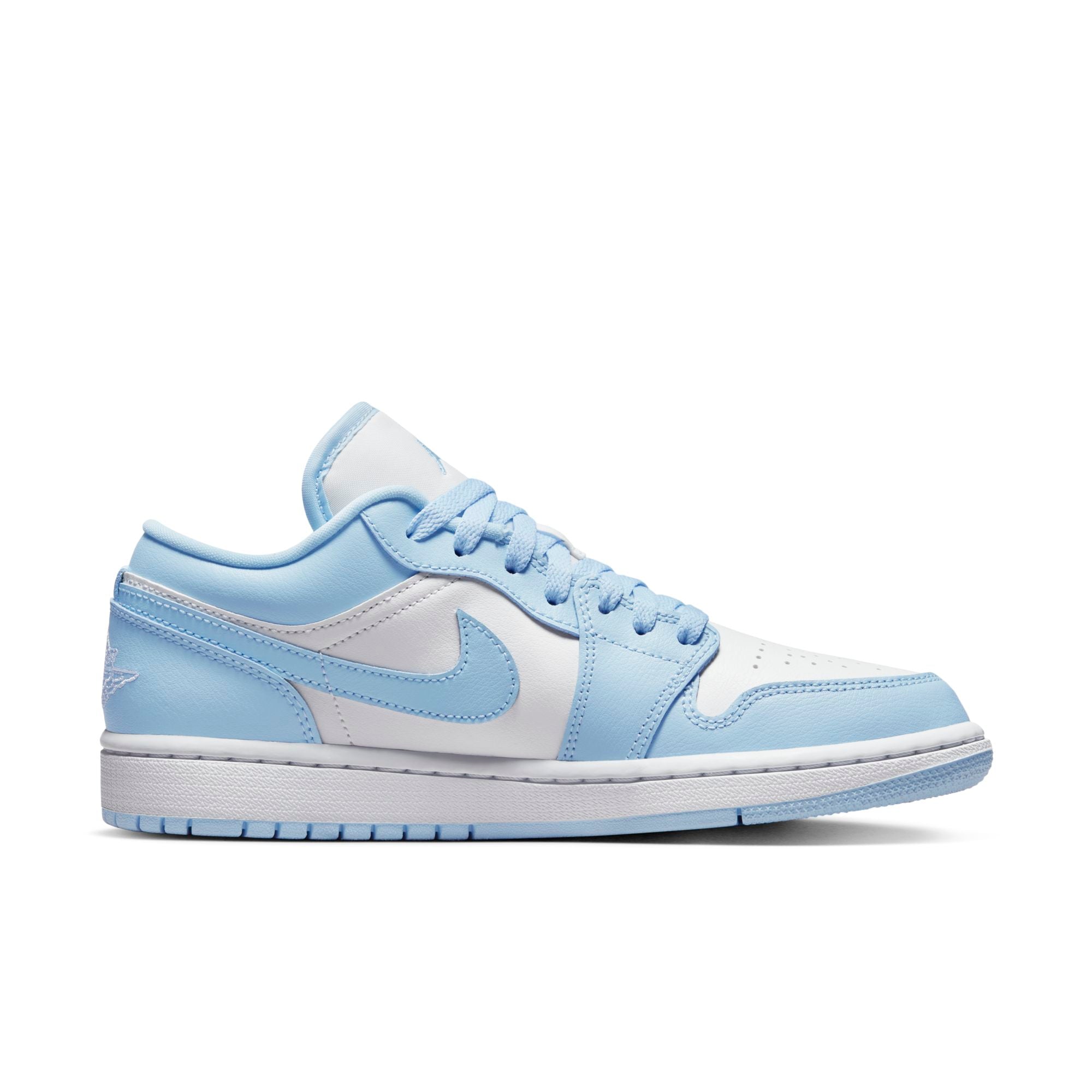 [DC0774-141] Womens Nike Retro 1 Low 'White Ice Blue'