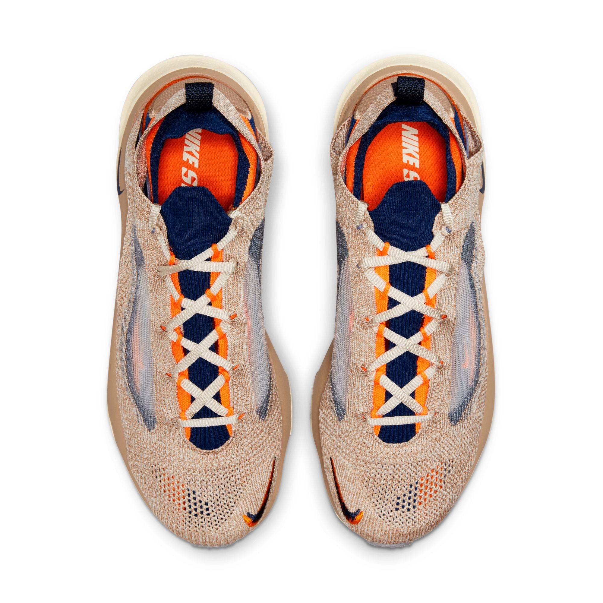 [DD1901-200] Mens Nike SPARK FLYKNIT 'TAN TOTAL ORANGE'