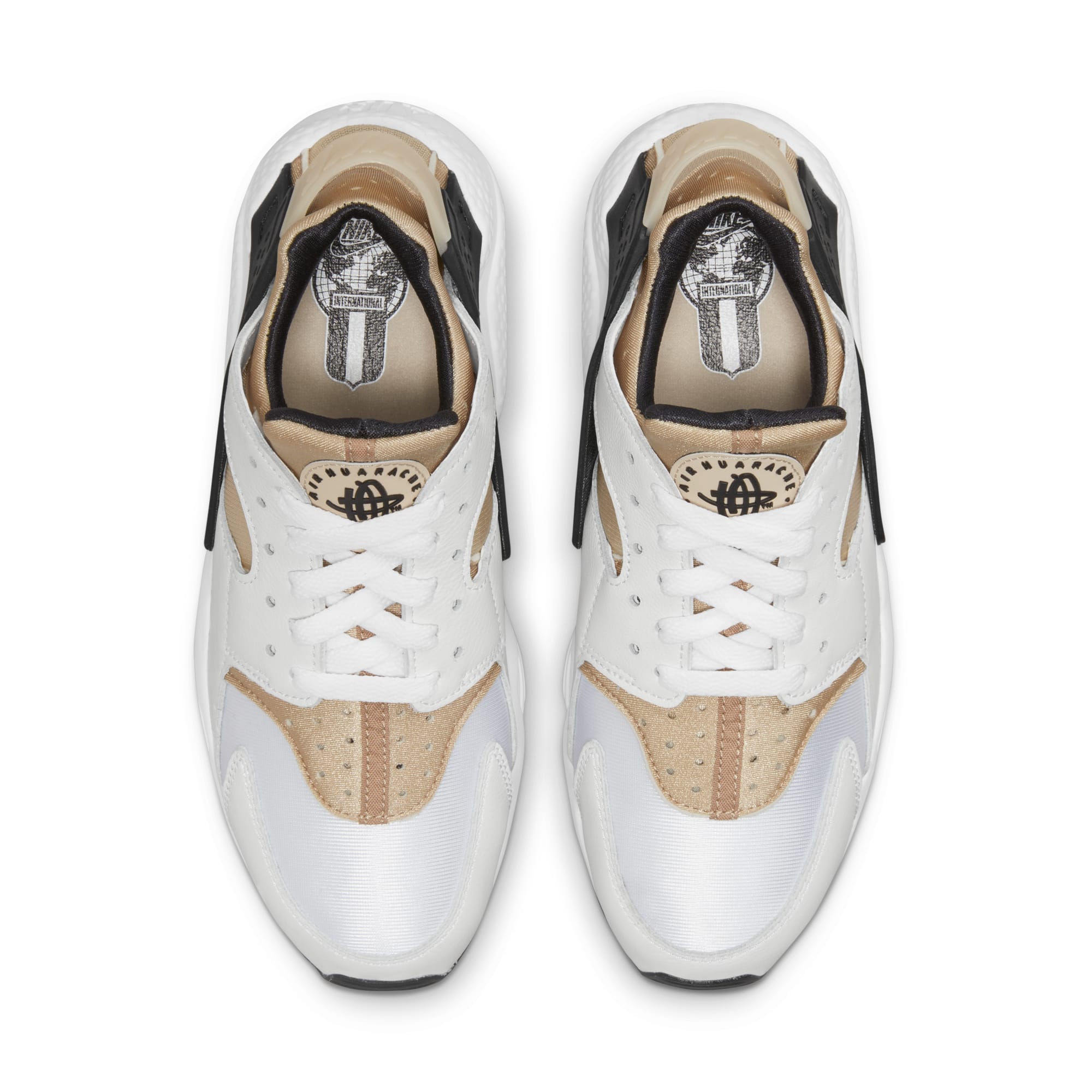 [DH4439-108] Womens Nike AIR HUARACHE 'WHITE SANDRIFT (W)'