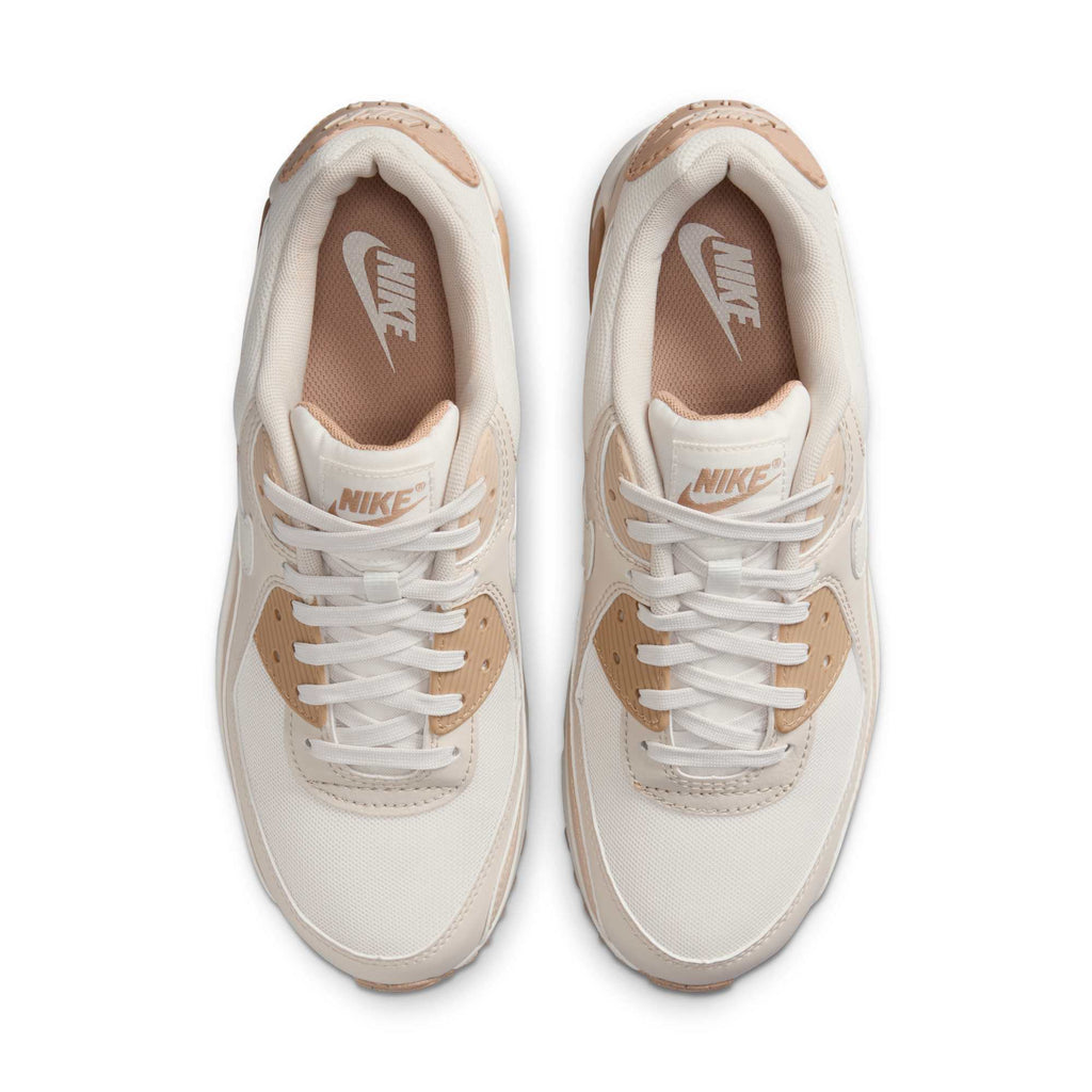 [DH8010-004] Womens NIKE AIR MAX 90 'PHANTOM LIGHT OREWOOD BROWN'