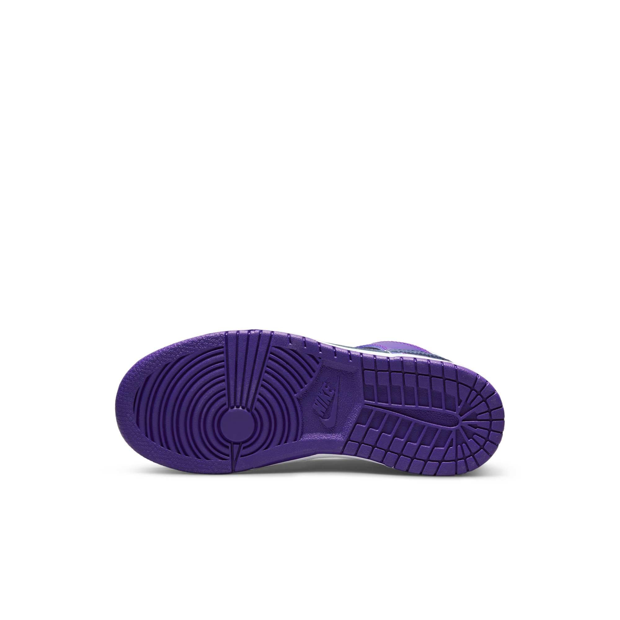 [DH9753-100] PRESCHOOL NIKE DUNK HIGH 'ELECTRO PURPLE MIDNGHT NAVY (PS)'