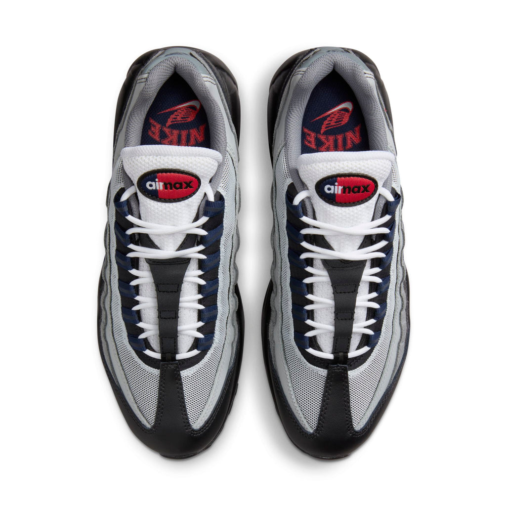[DM0011-007] Mens Nike AIR MAX 95 'TRACK RED SMOKE GREY'