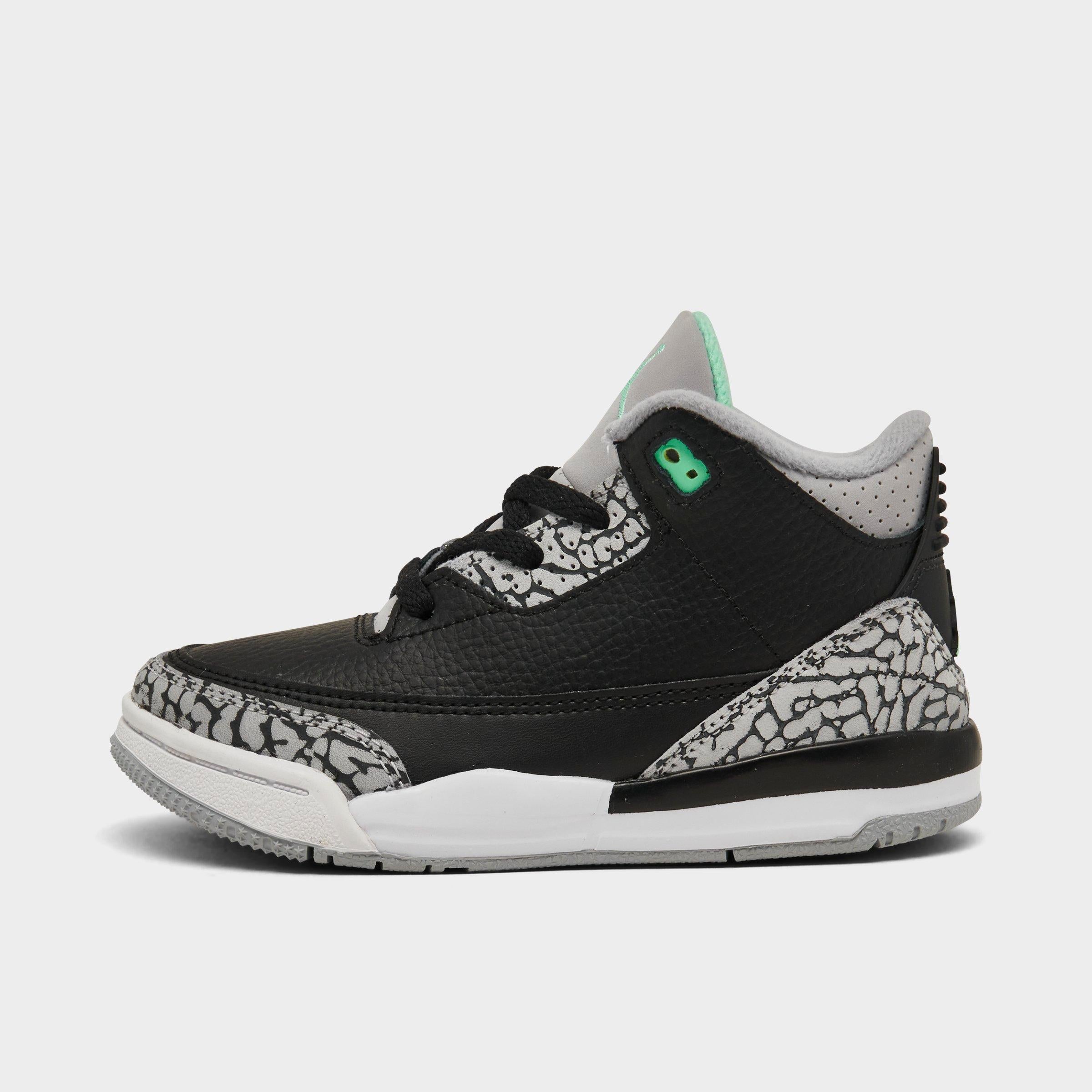 [DM0968-031] TODDLERS AIR JORDAN RETRO 3 'GREEN GLOW (TD)'