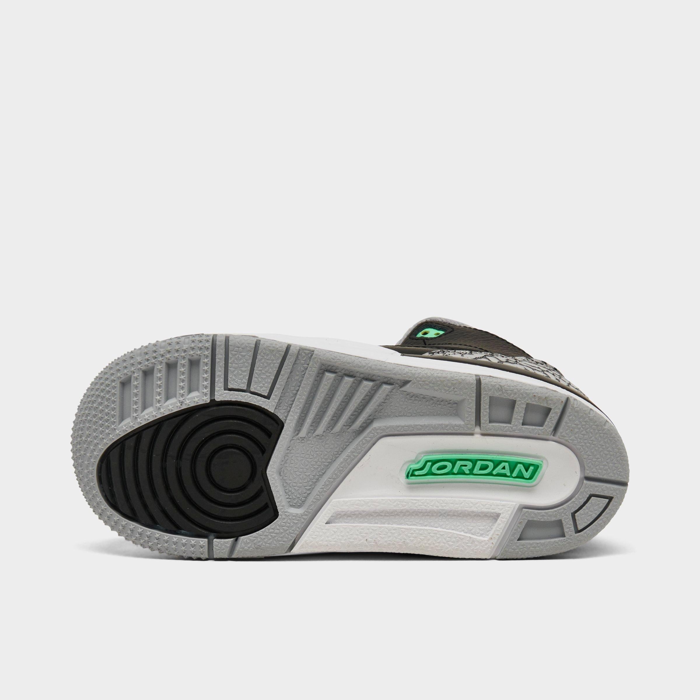 [DM0968-031] TODDLERS AIR JORDAN RETRO 3 'GREEN GLOW (TD)'