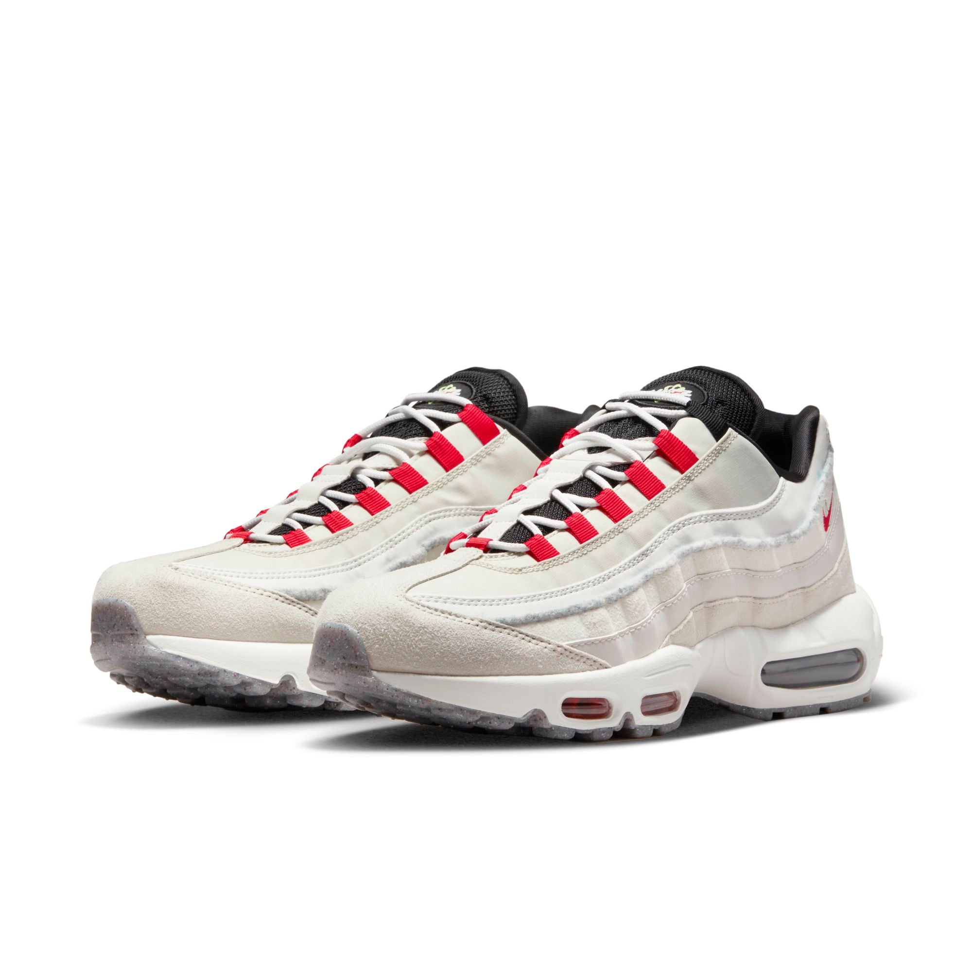 [DQ0268-002] Mens Nike AIR MAX 95 'LIGHT BONE HABANERO RED'