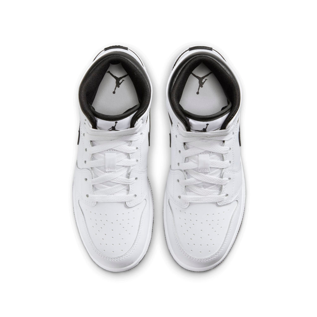 [DQ8423-132] Grade School Air Jordan RETRO 1 MID REVERSE PANDA