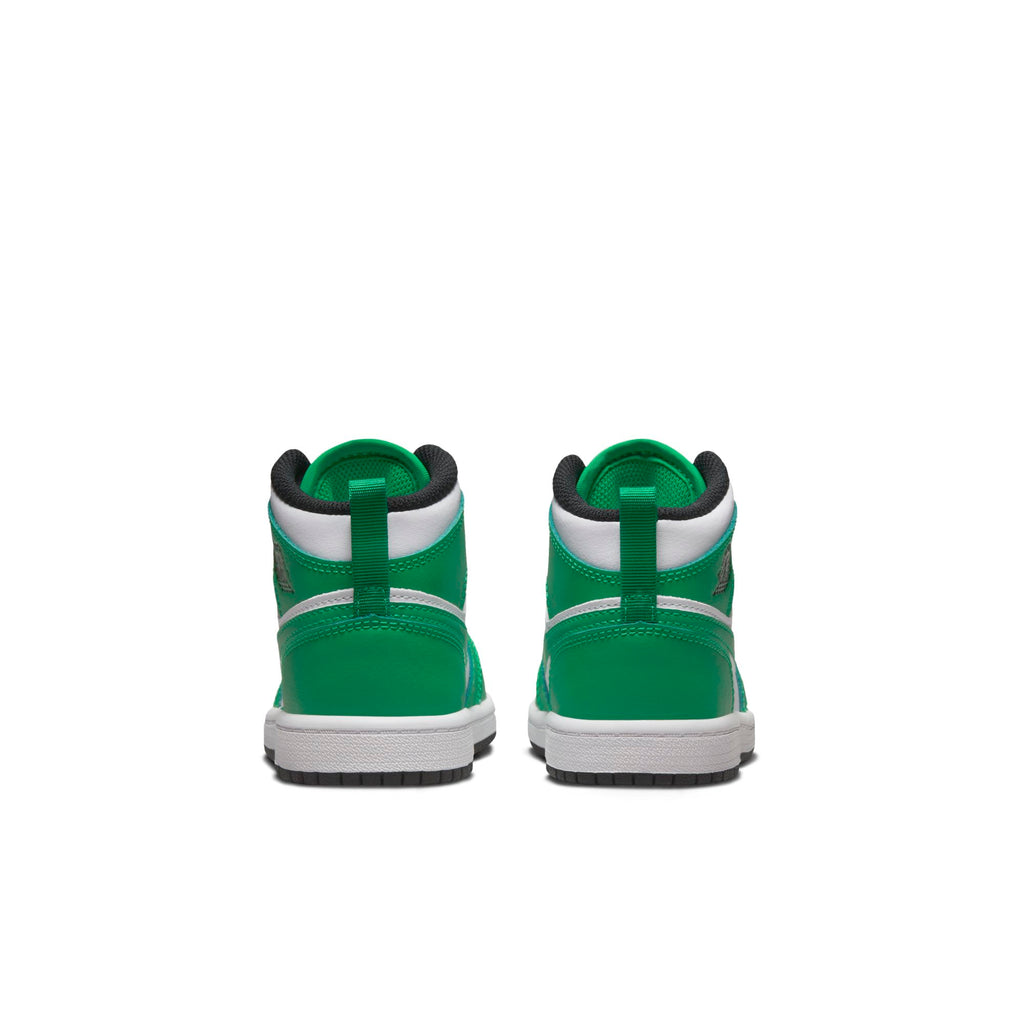 [DQ8424-301] Preschool Air Jordan Retro 1 Mid 'Lucky Green' (PS)