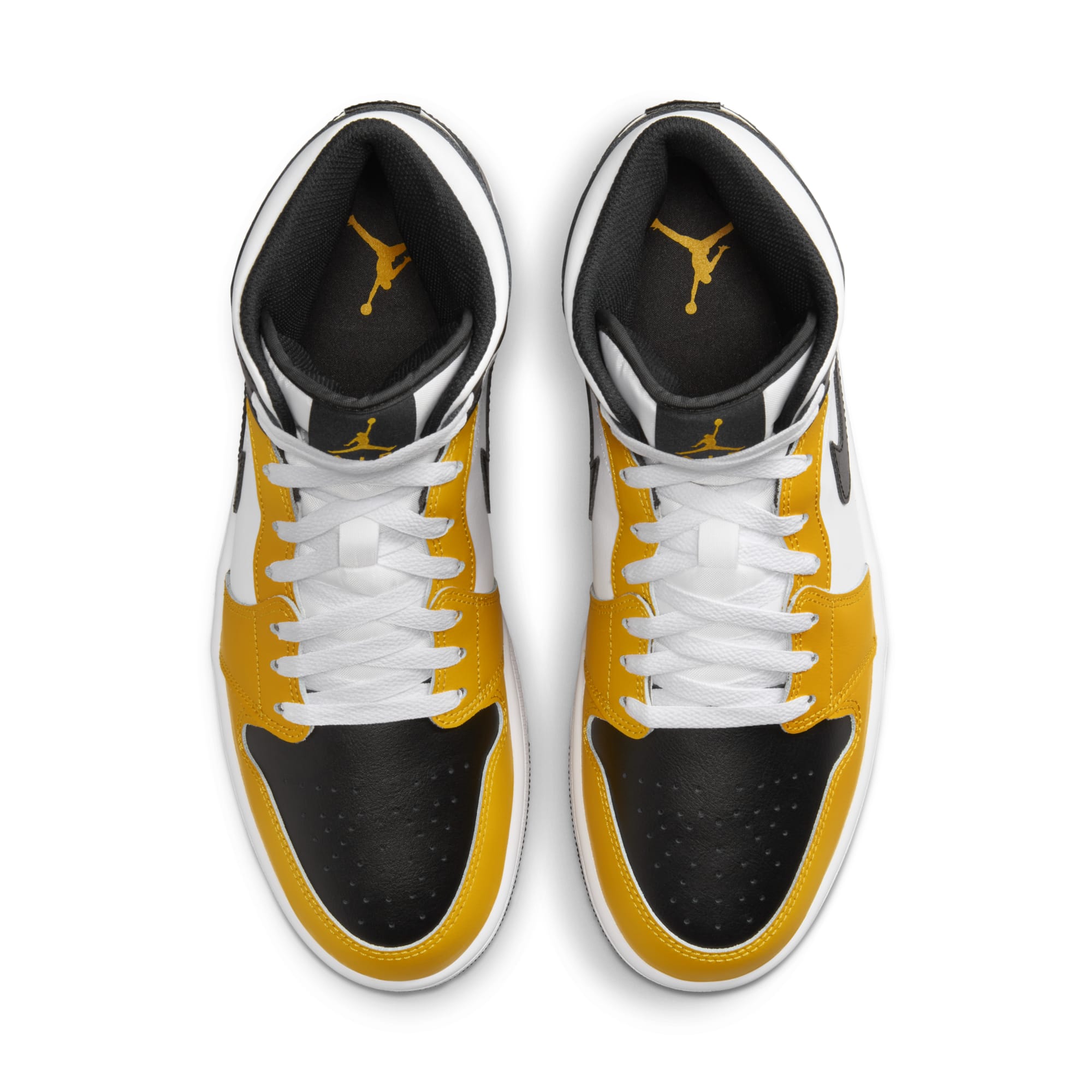 [DQ8426-701] Mens Air Jordan RETRO 1 MID 'YELLOW OCHRE'