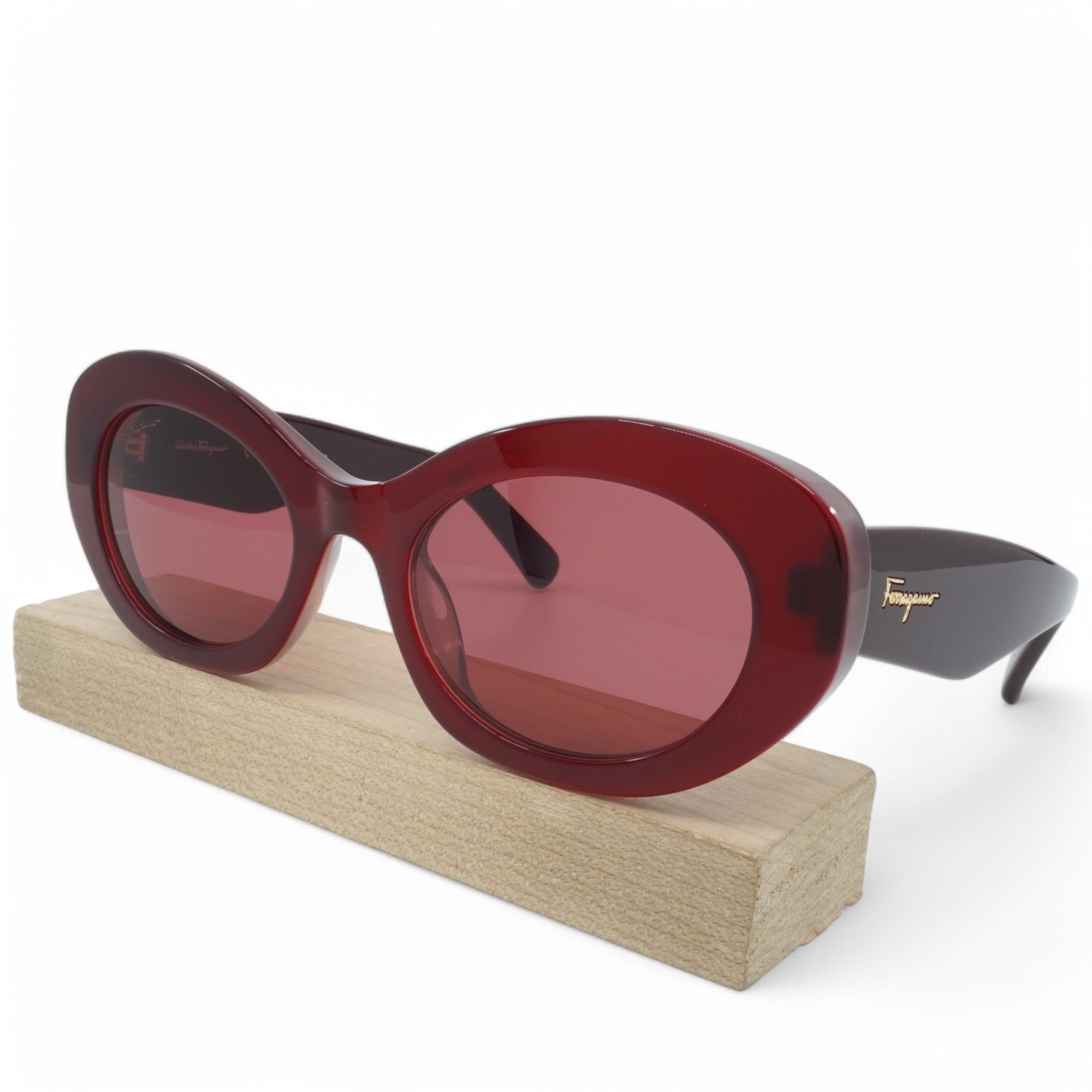 [SF1080S-614] UNISEX SALVATORE FERRAGAMO OVAL SUNGLASSES
