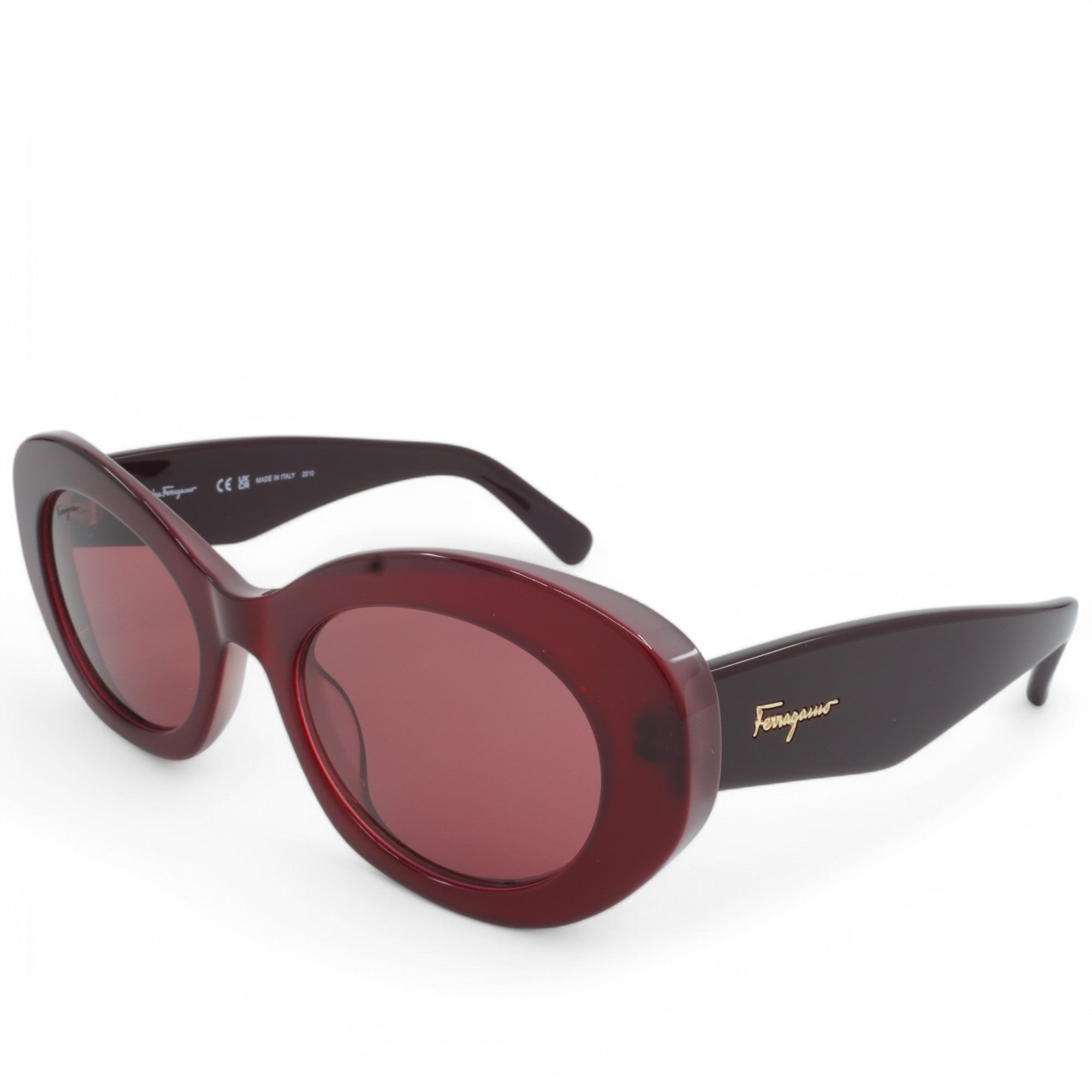 [SF1080S-614] UNISEX SALVATORE FERRAGAMO OVAL SUNGLASSES