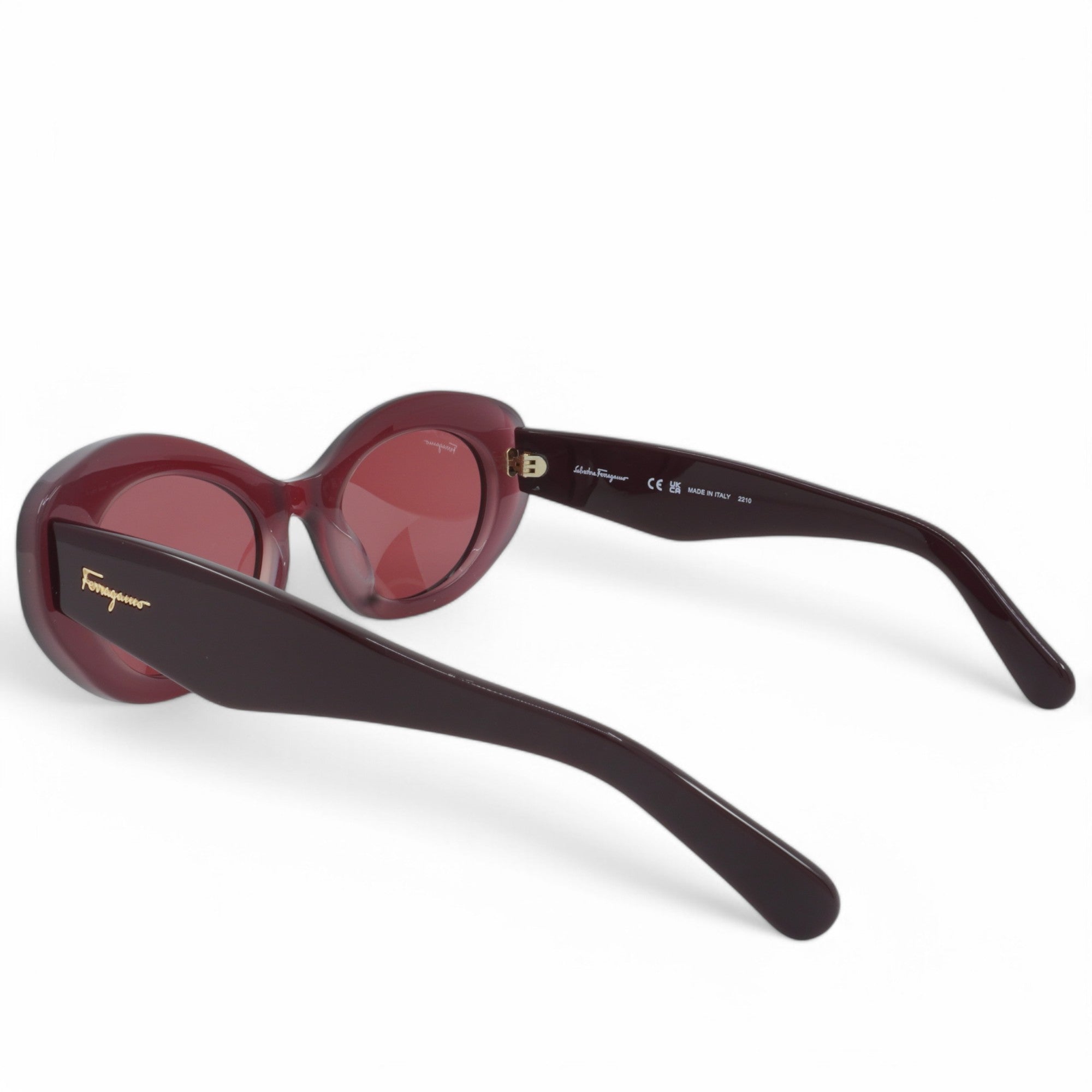 [SF1080S-614] UNISEX SALVATORE FERRAGAMO OVAL SUNGLASSES