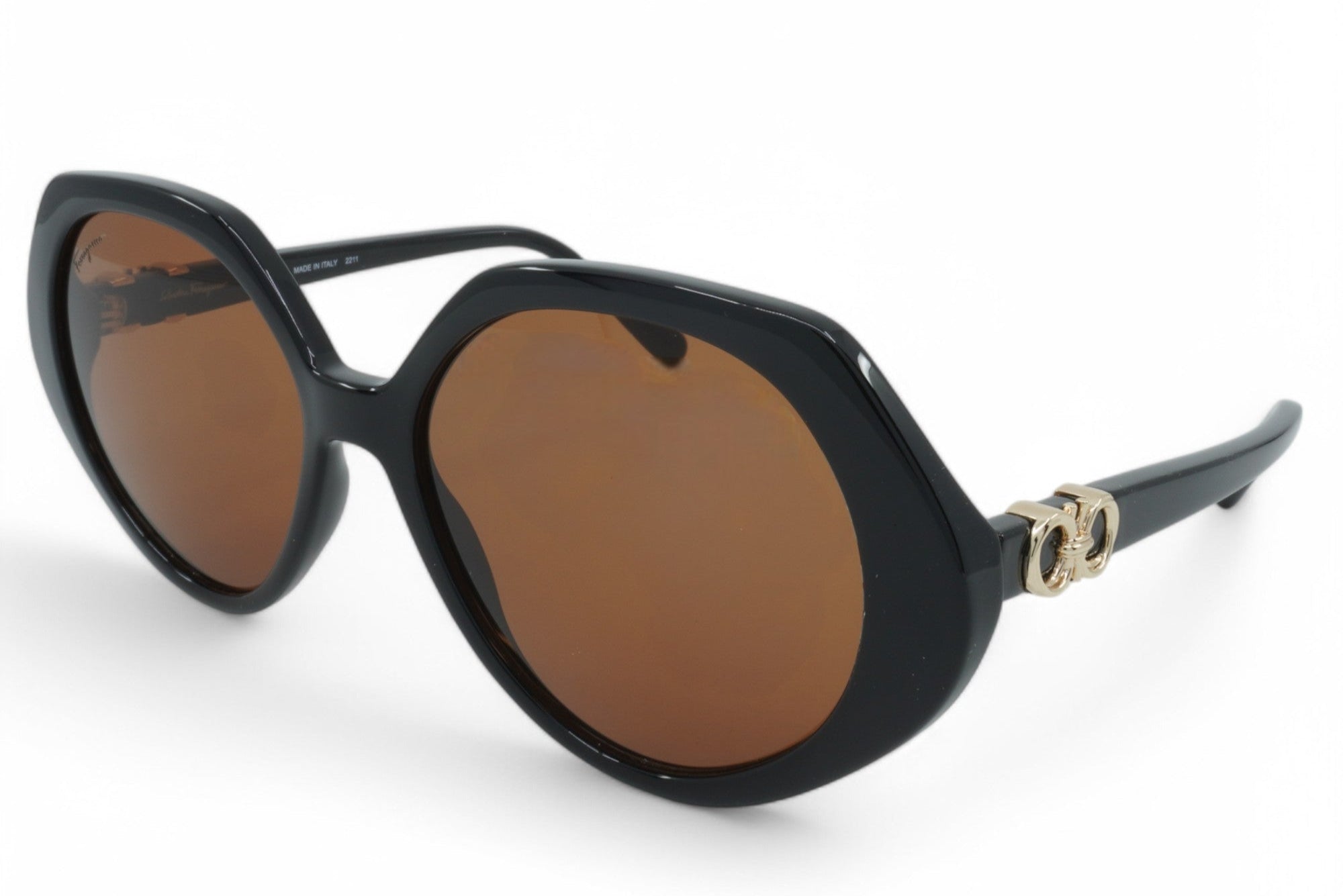 [SF1084S-001] UNISEX SALVATORE FERRAGAMO GEOMETRIC SUNGLASSES