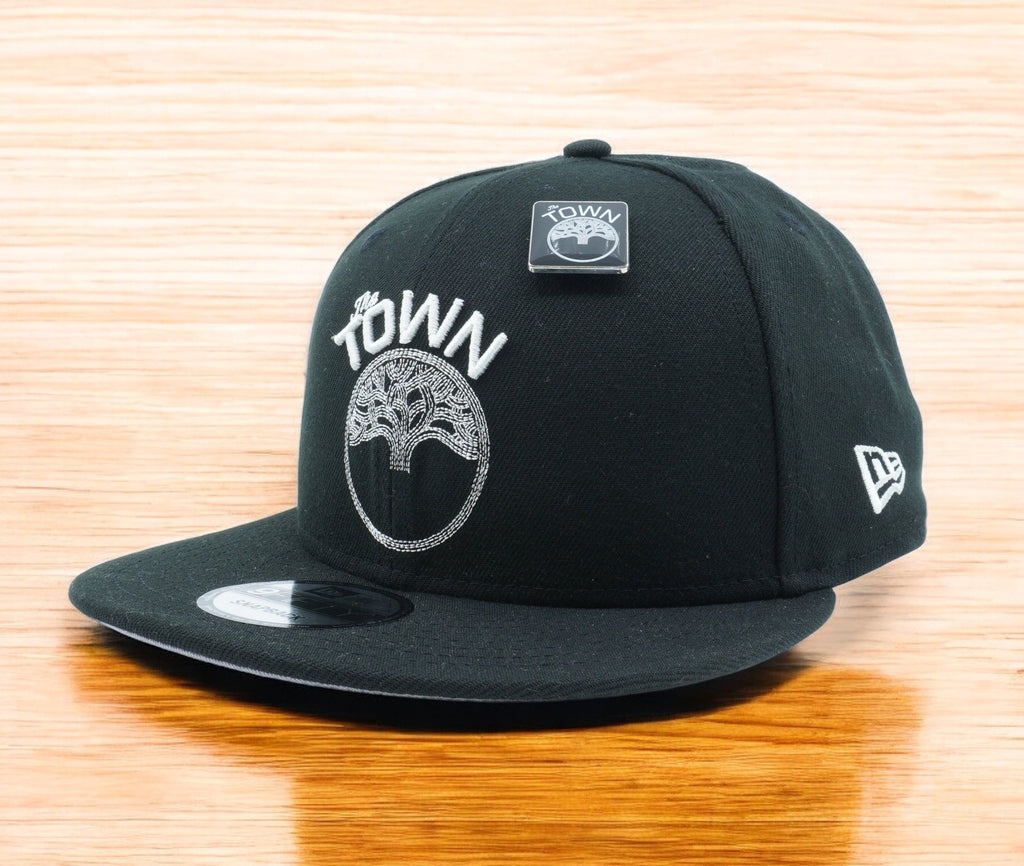 [11803482] Mens New Era NBA GSW Warriors Pinned The Town 9Fifty Snapback